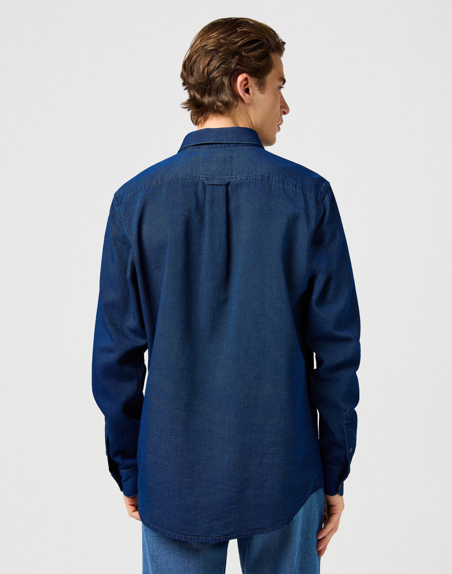 Oxford Shirt in Indigo Oxford Hemden Wrangler
