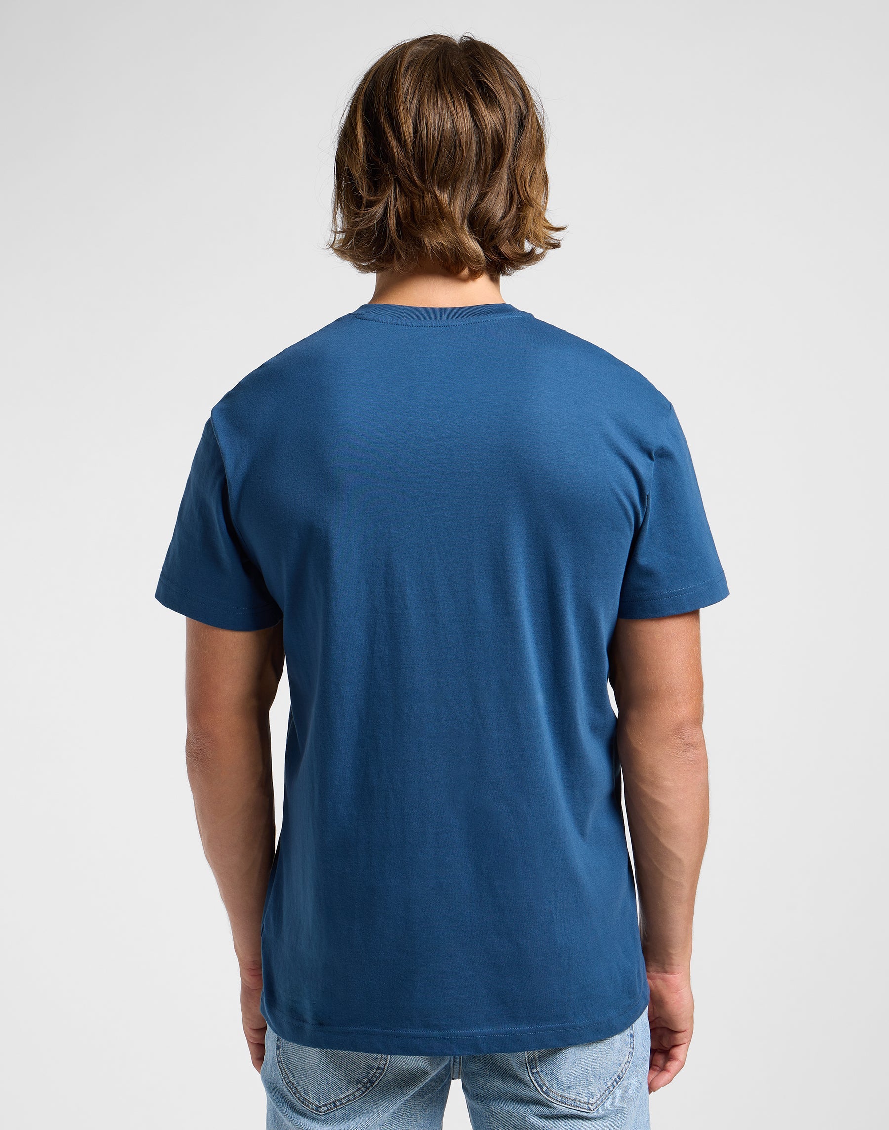 Relaxed Graphic Tee in Orion Blue T-Shirts Lee
