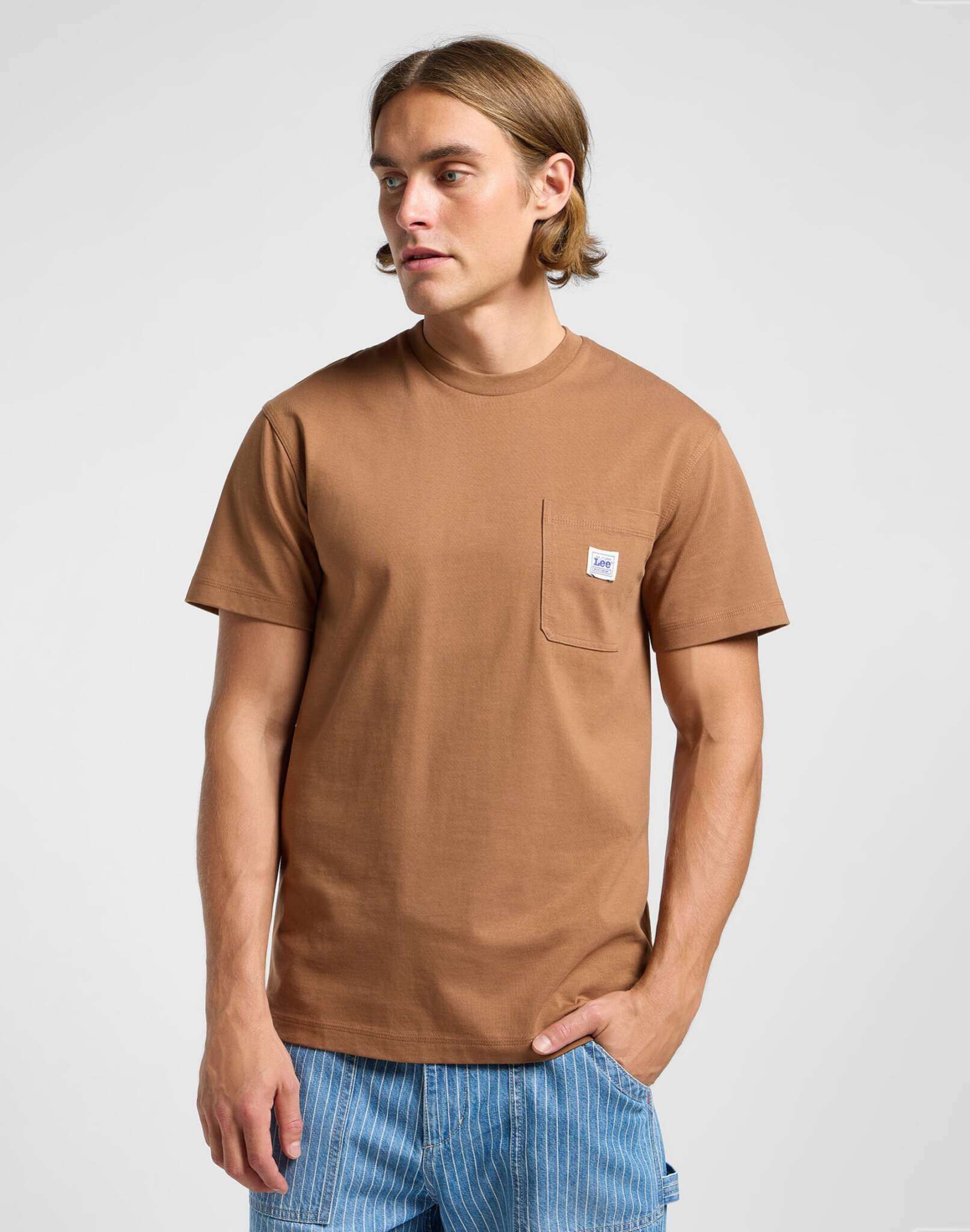 Ww Pocket Tee in Burlwood T-Shirts Lee