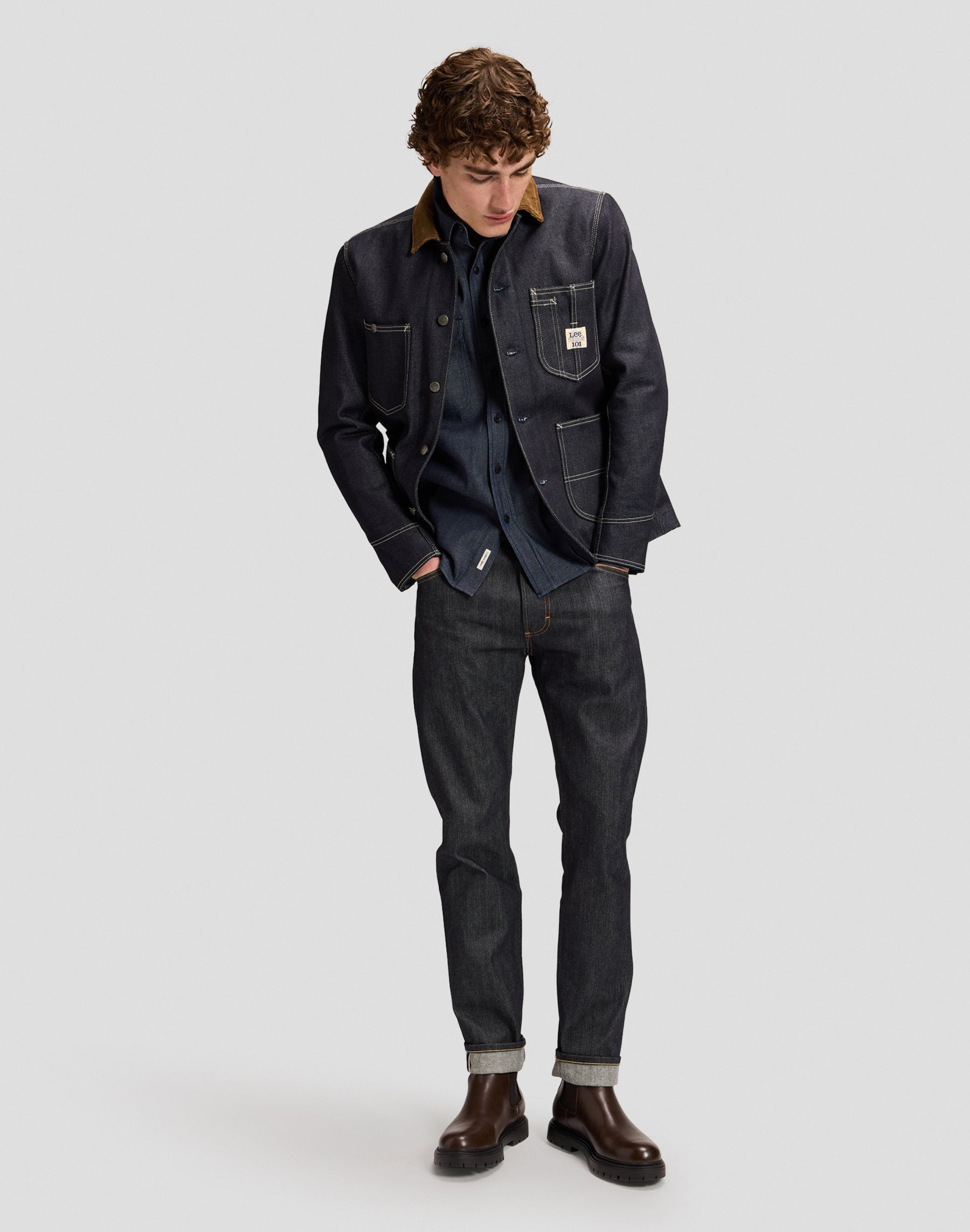 101 Z in Dry Blue Jeans Lee