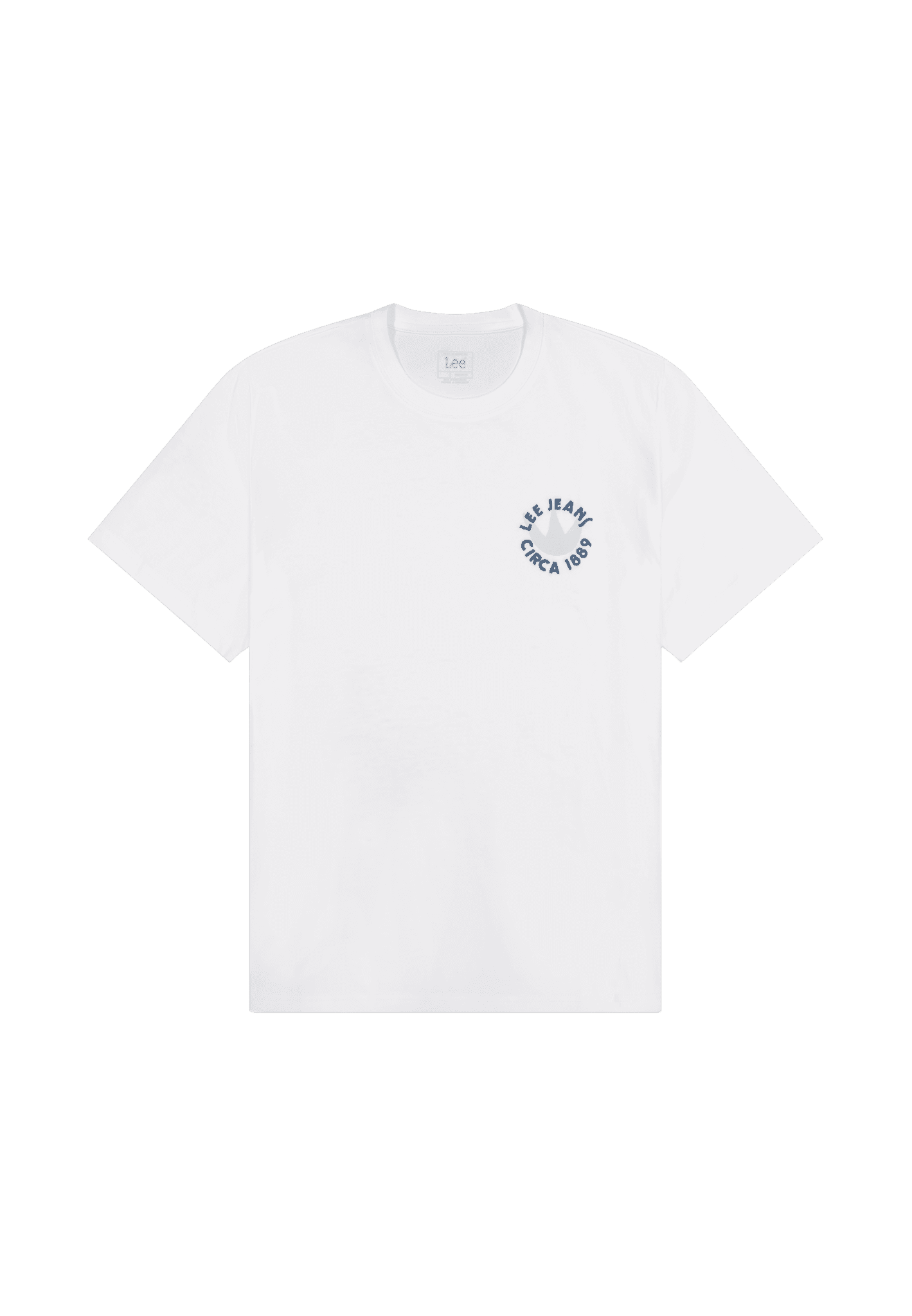 Ss Elevated Ess Logo Tee in Ecru T-Shirts Lee