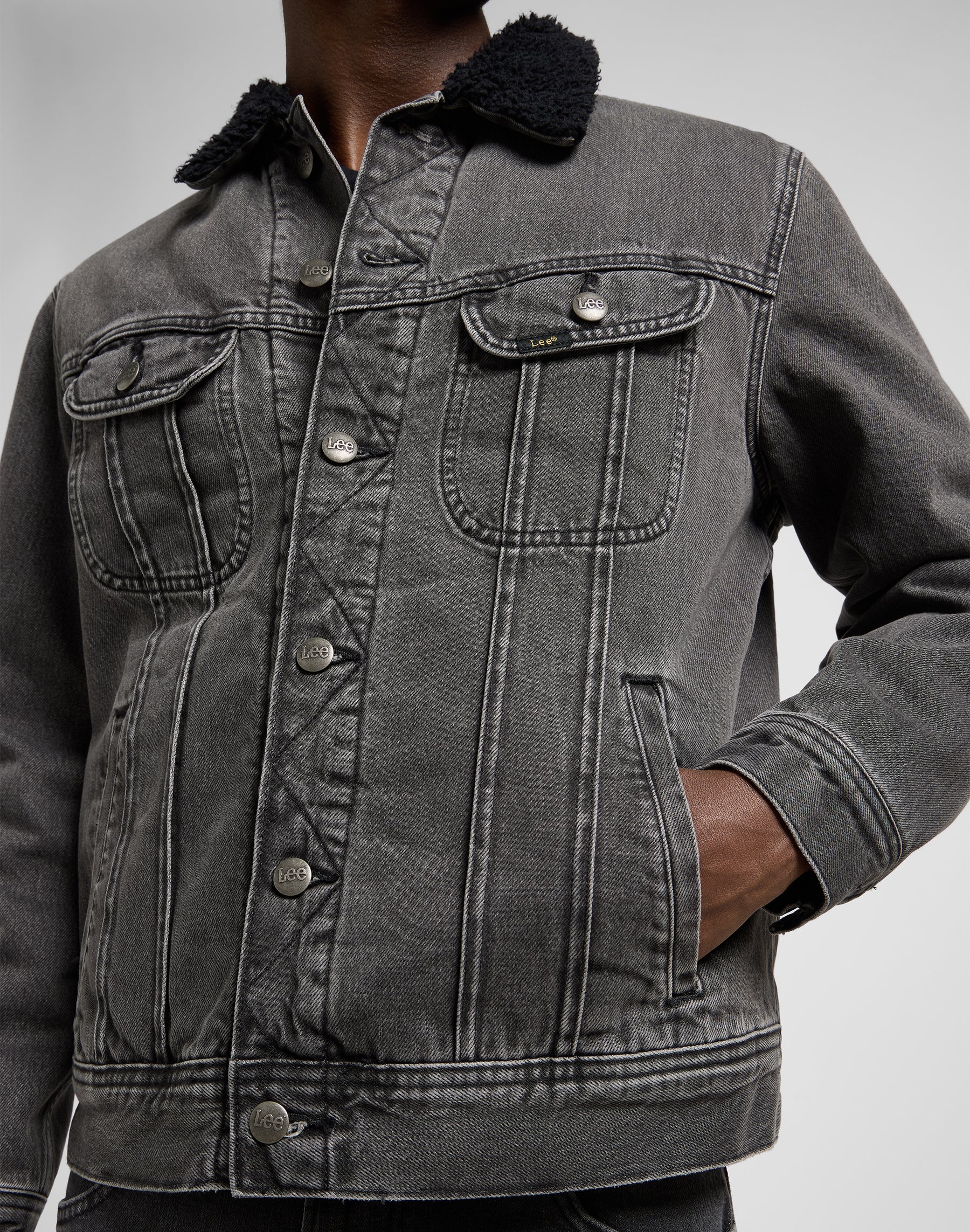 Sherpa Jacket in Deep Obsidian Jacken Lee