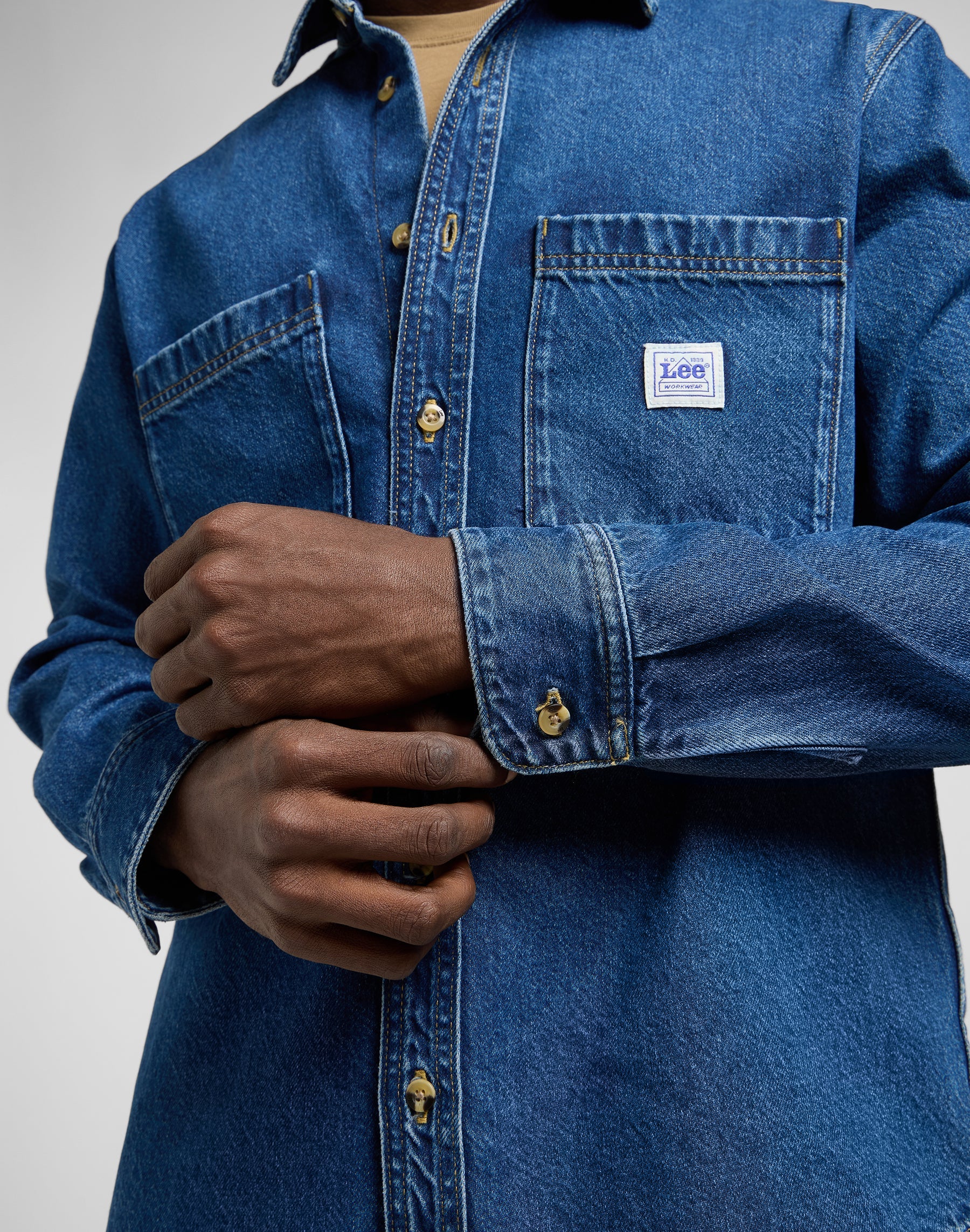 Workwear Shirt 2.0 in Turn Tables Hemden Lee