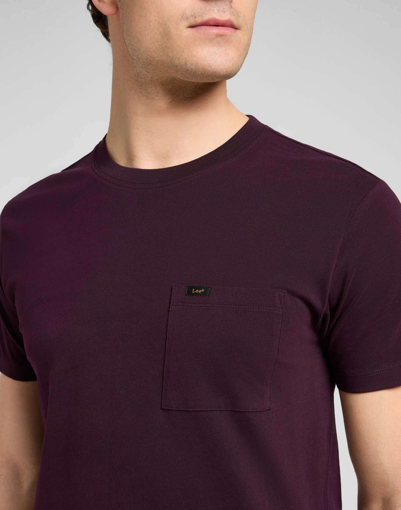 Ultimate Pocket Tee in Deep Wine T-Shirts Lee