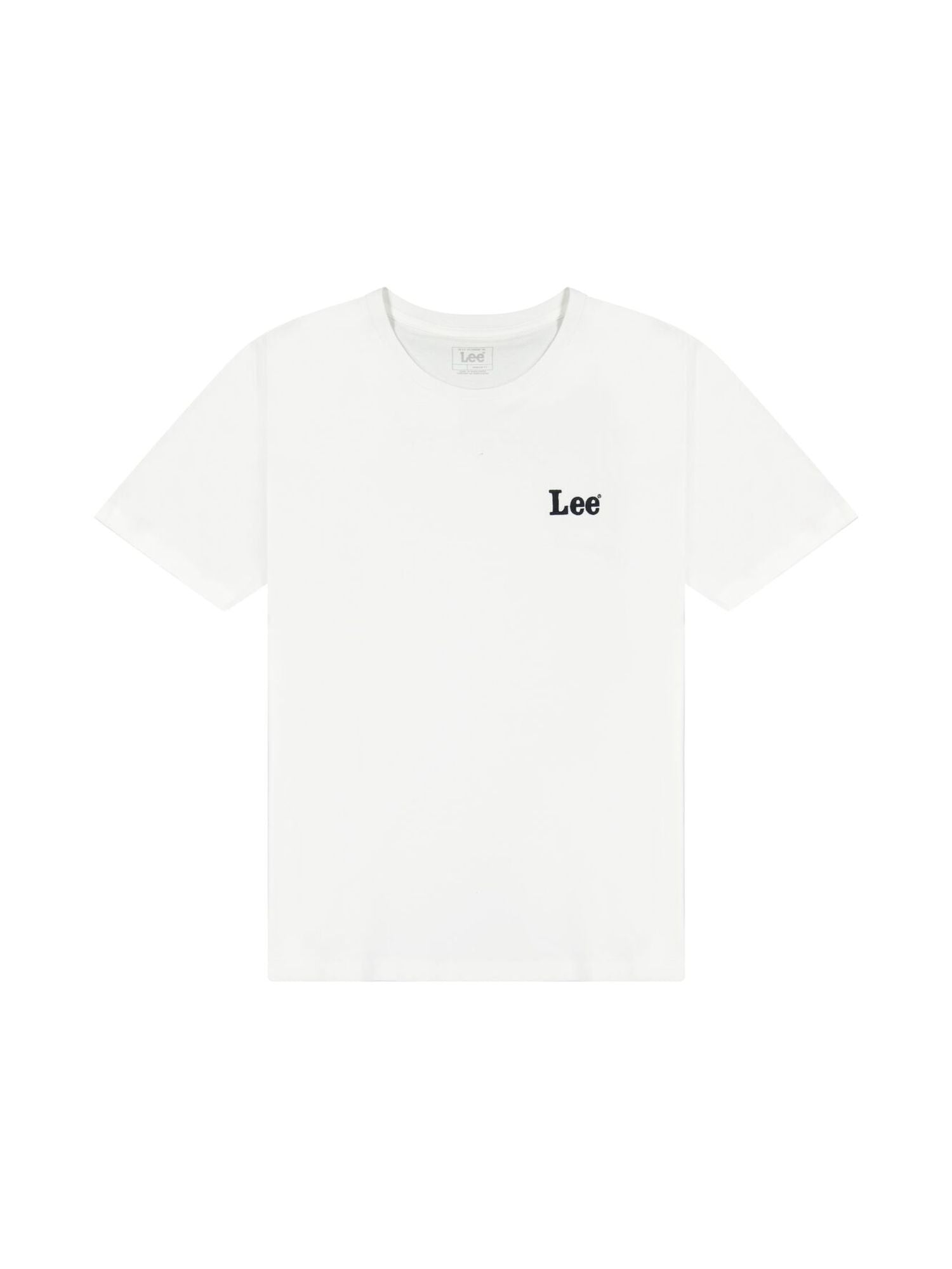 Ss Small Logo Tee in Bright White T-Shirts Lee