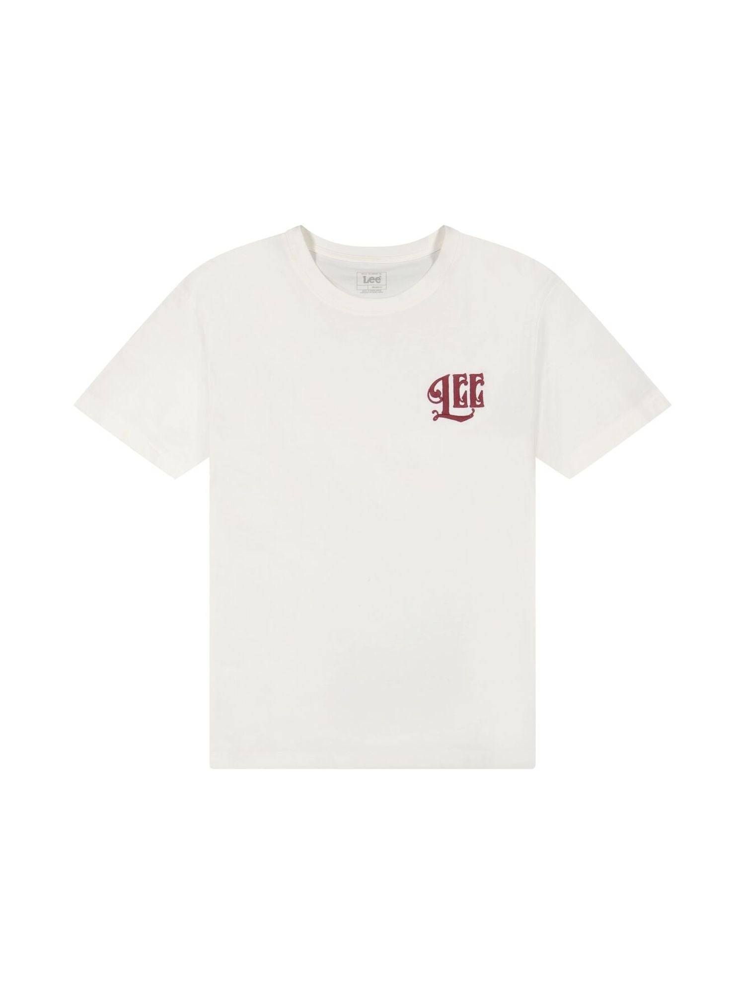 Relaxed Graphic Tee in Ecru