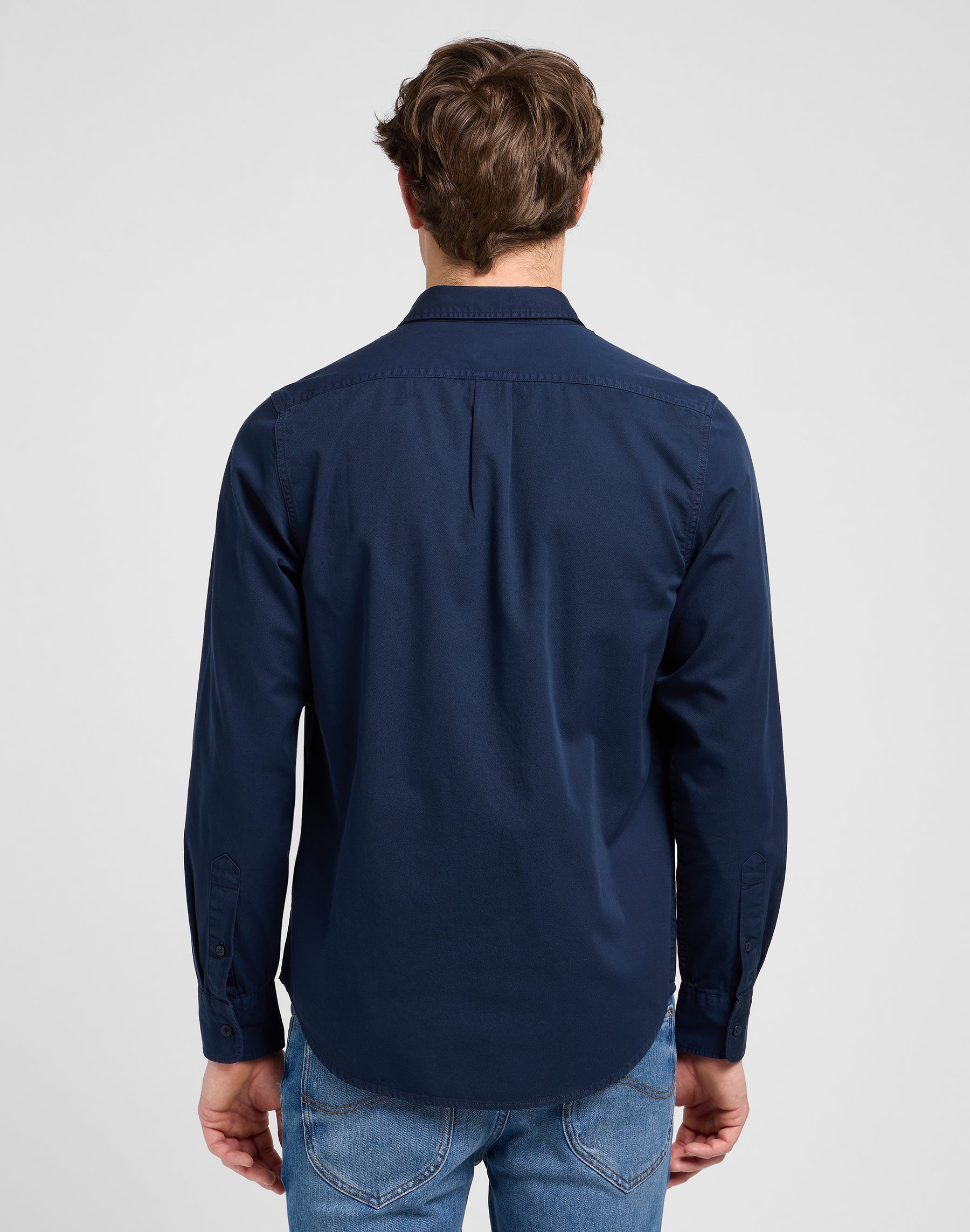 Patch Shirt in Rivet Navy Hemden Lee