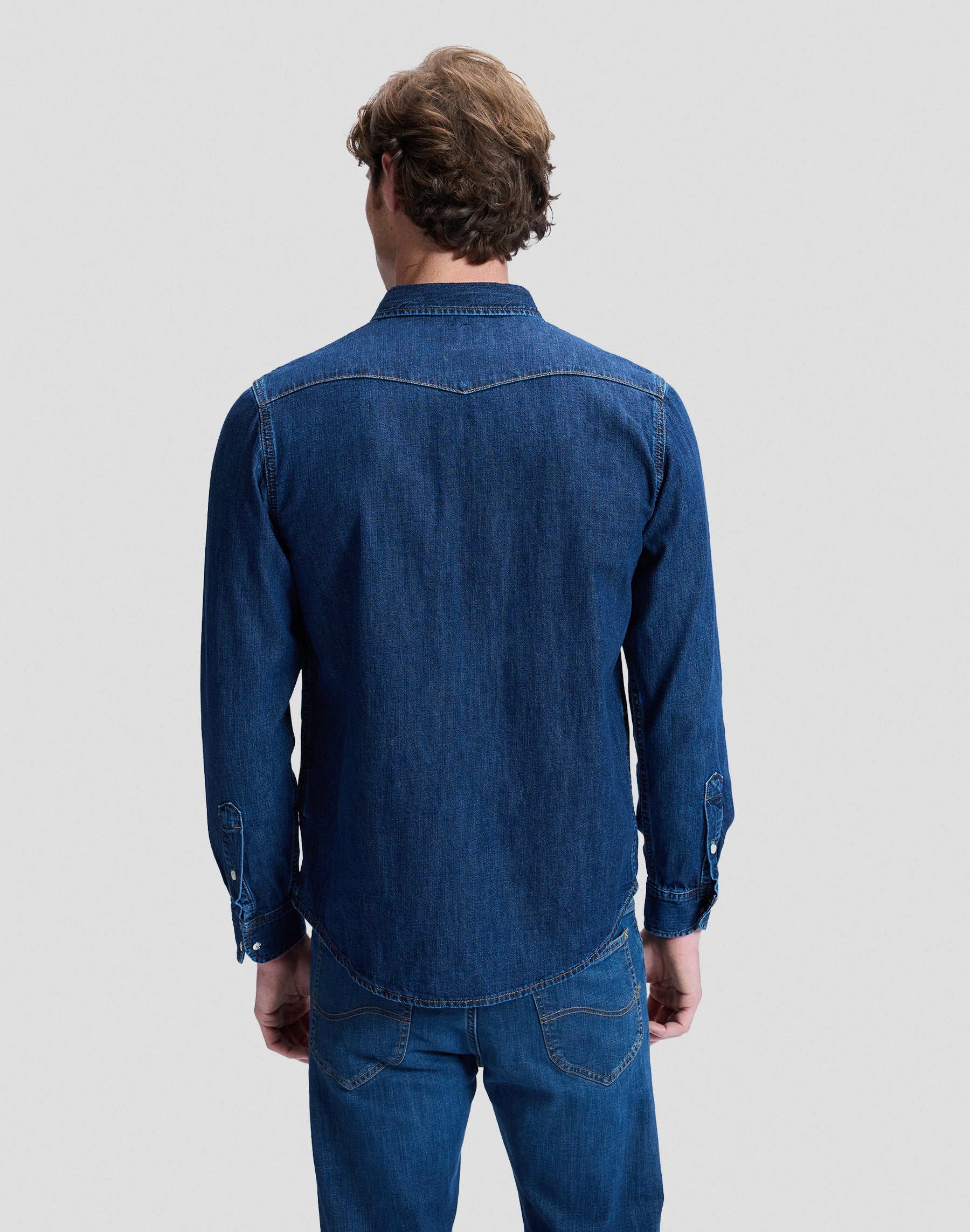 Regular Western Shirt in Rinse Hemden Lee