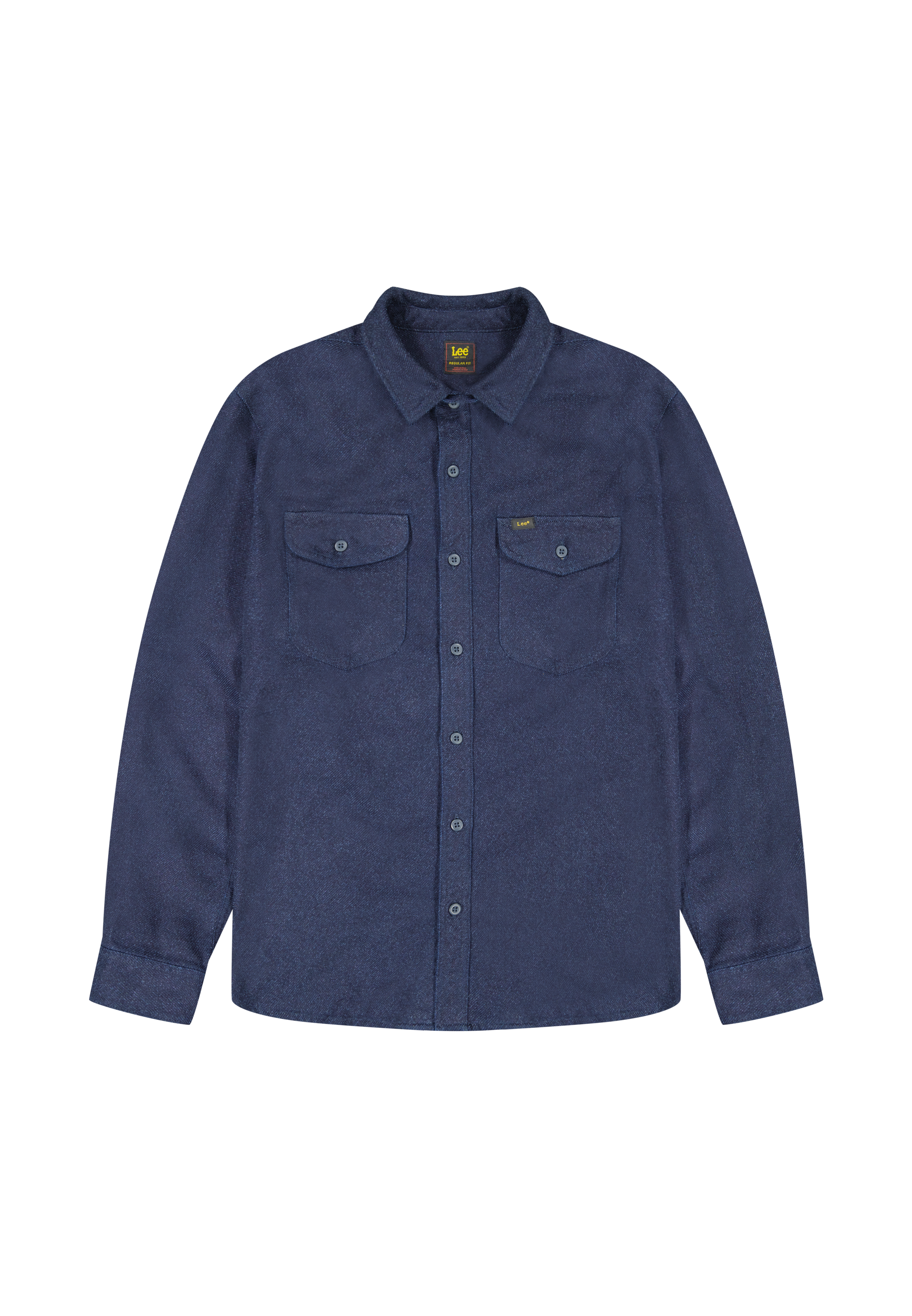 Workwear Shirt in Indigo Jaspe