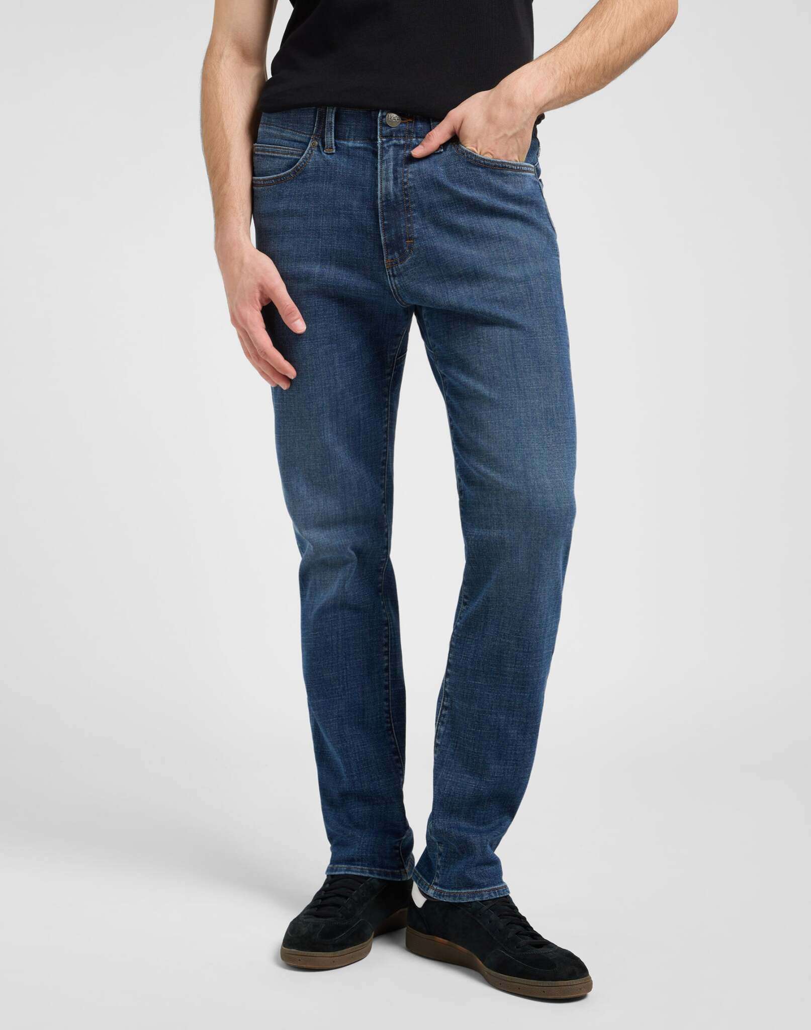 Slim Fit Mvp in Astro Blue Jeans Lee