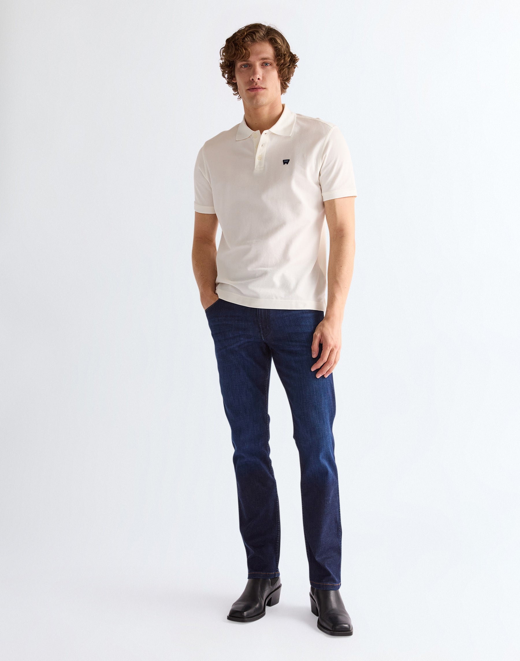 Greensboro in Rustic Navy Jeans Wrangler