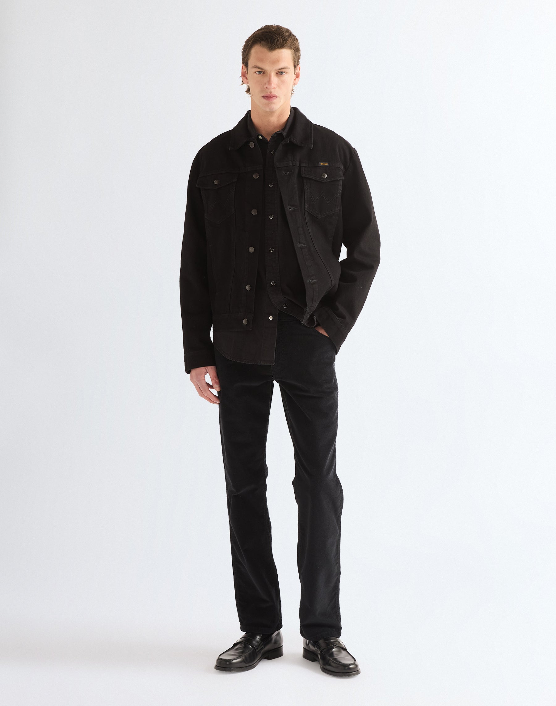 Greensboro in Black Hosen Wrangler