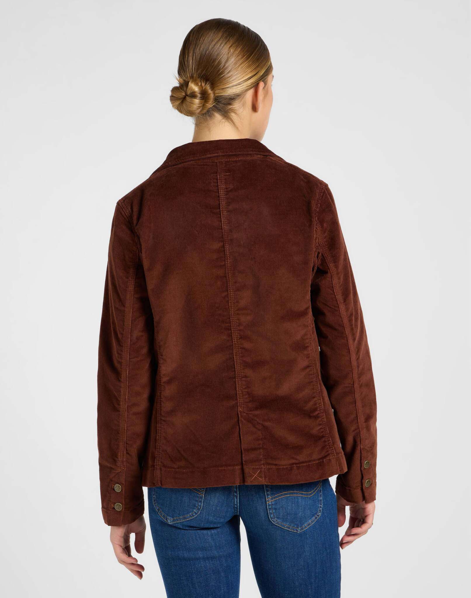 Structured Blazer in Luxe Brown Jacken Lee