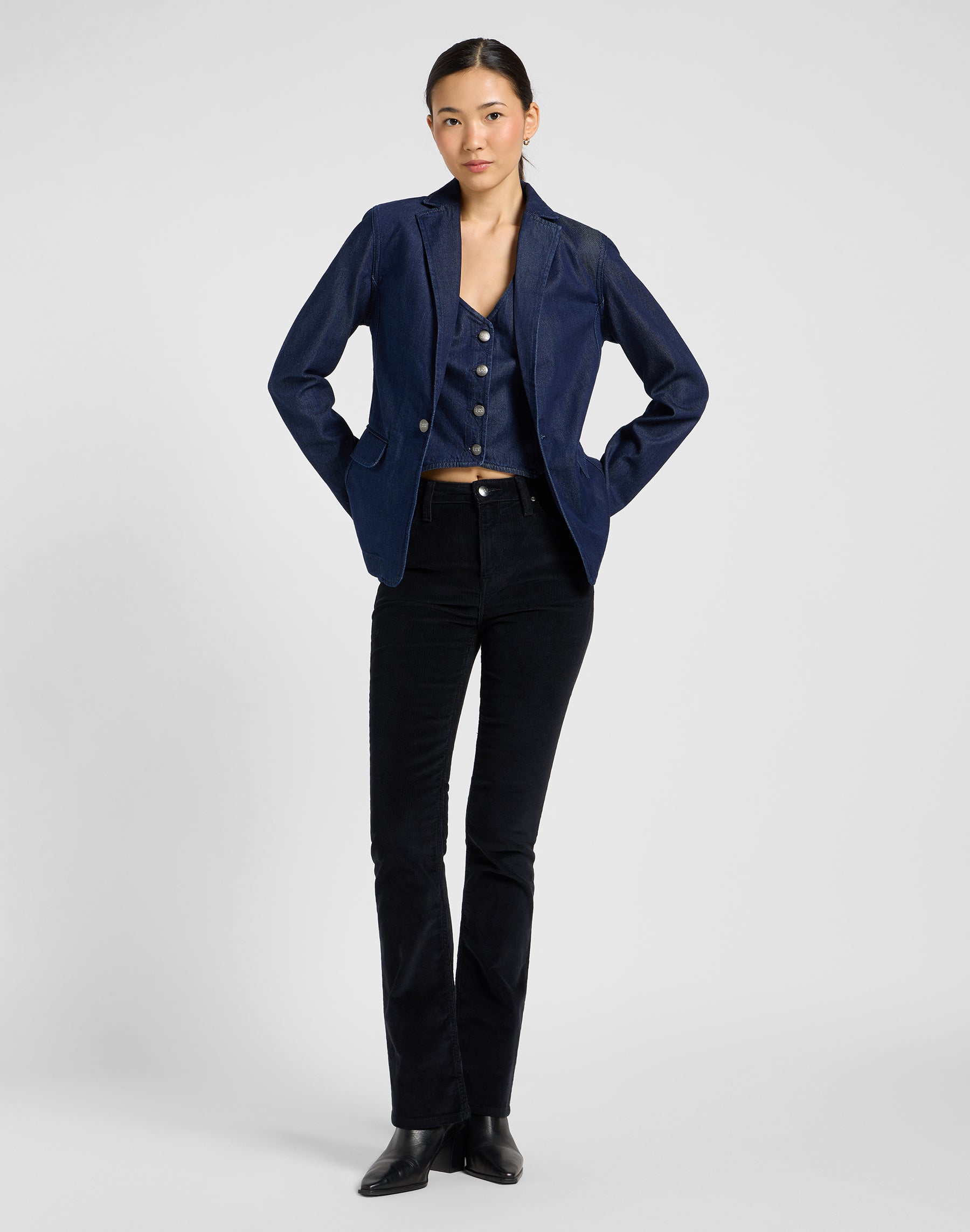 Structured Blazer in Regal Blue Jacken Lee