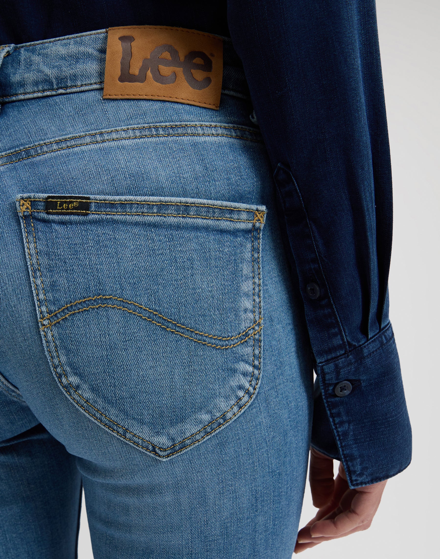 Marion in Cyber Blue Jeans Lee