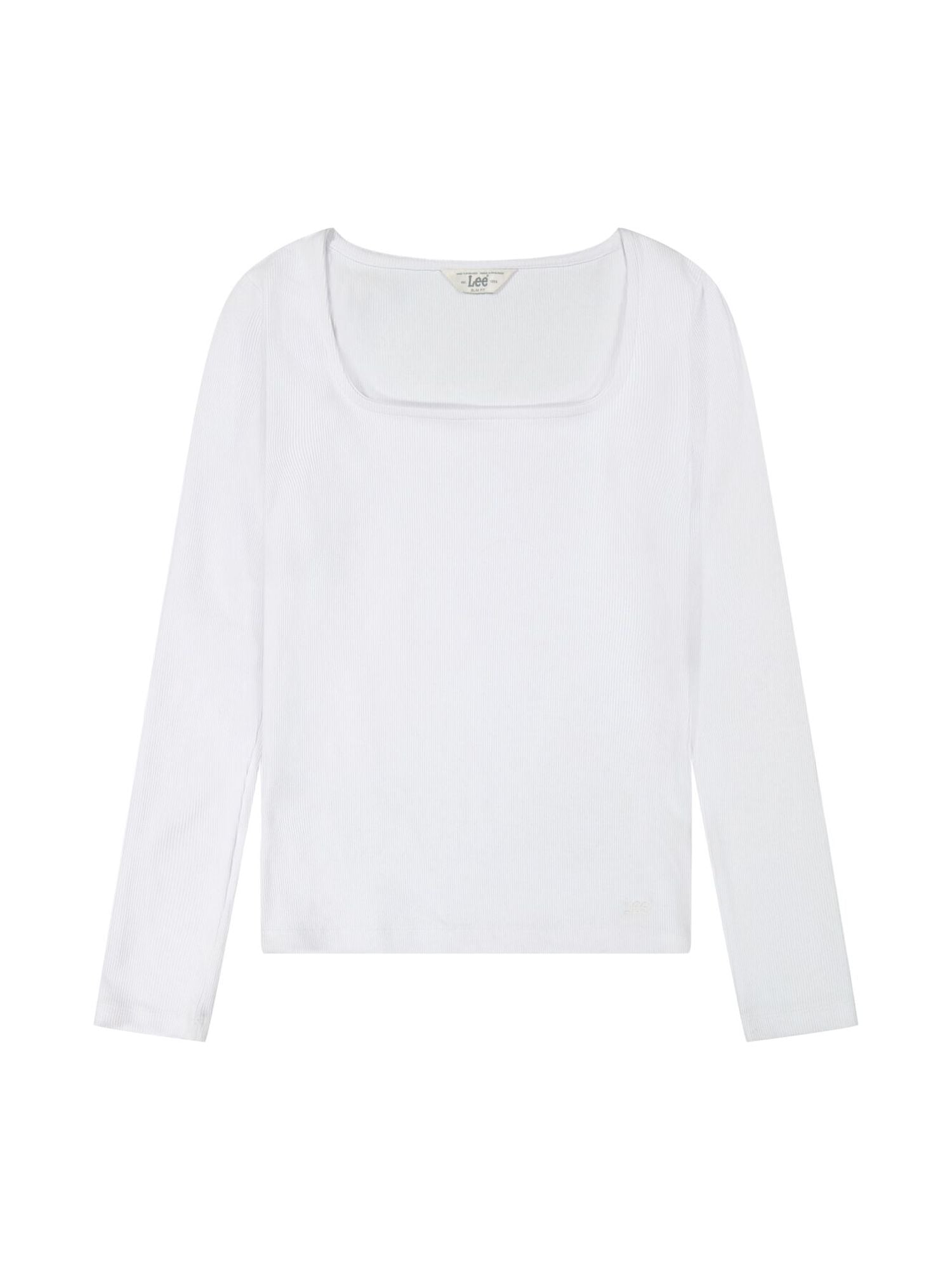 Ls Square Neck in Bright White