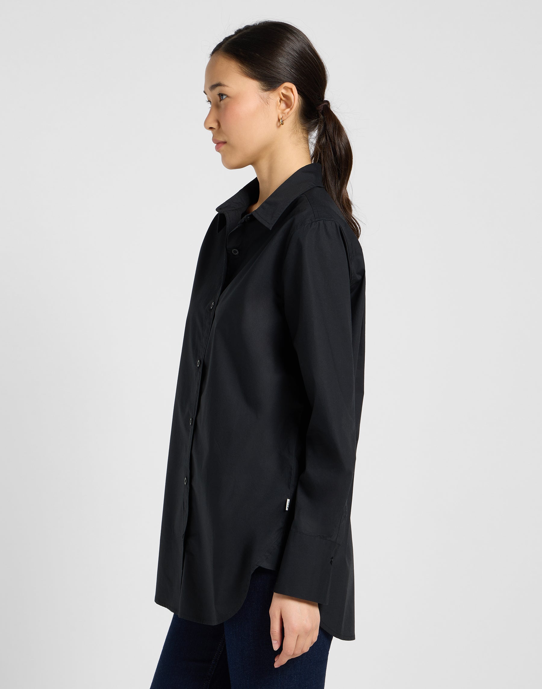 Classic Shirt in Unionall Black Hemden Lee