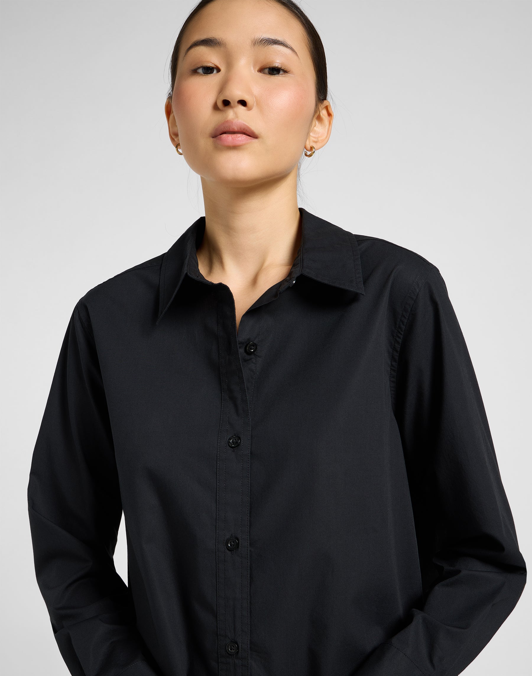 Classic Shirt in Unionall Black Hemden Lee
