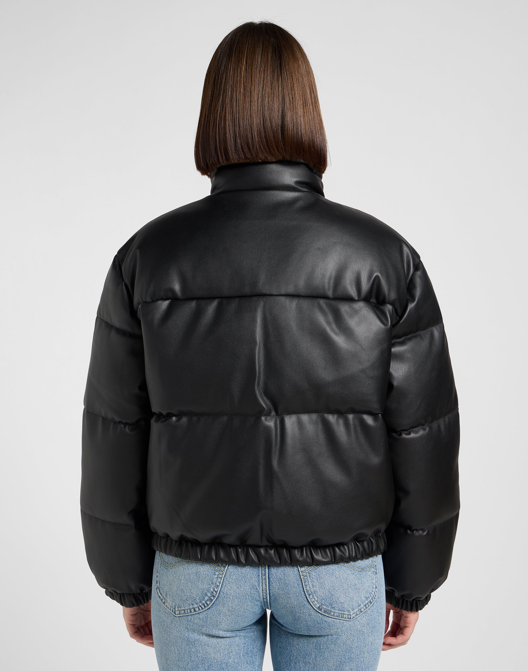 Rider Puffer Jacket in Unionall Black Jacken Lee