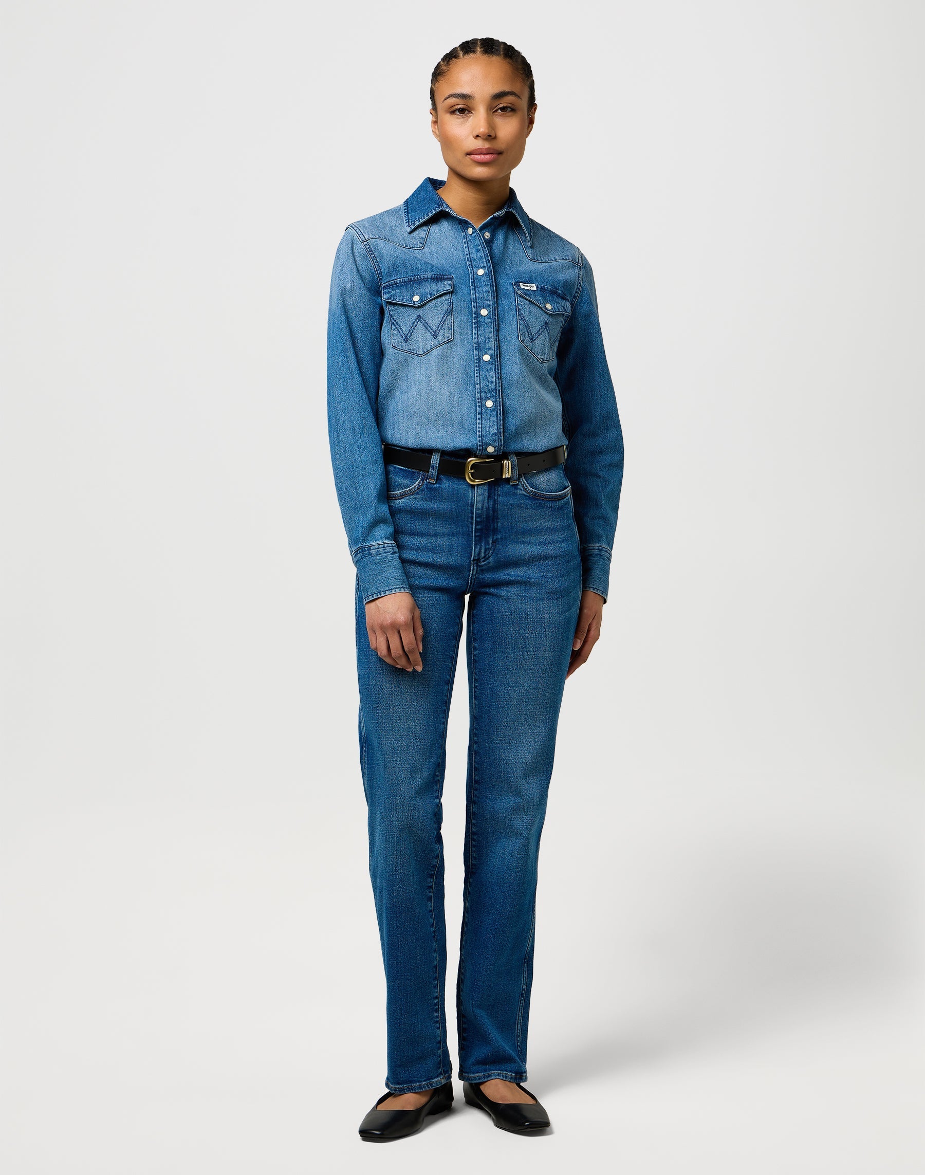 Straight in Canyon Crest Jeans Wrangler