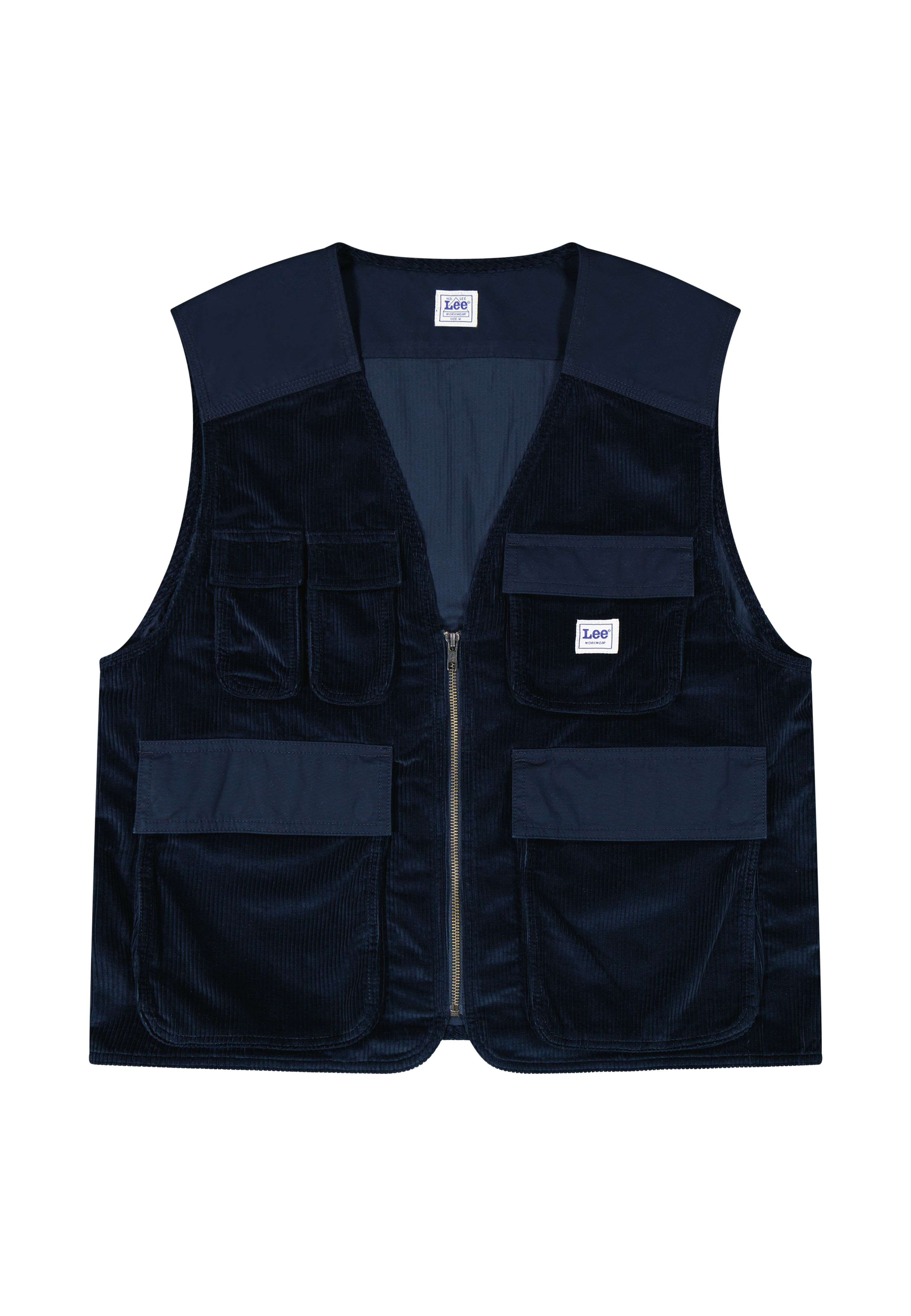 Mixed Media Ww Vest in Rivet Navy