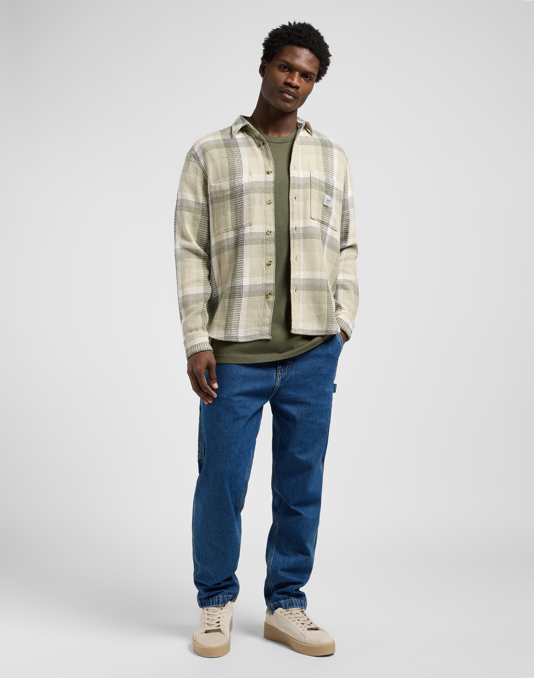 Workwear Shirt 2.0 in Oak Moss Plaid Hemden Lee