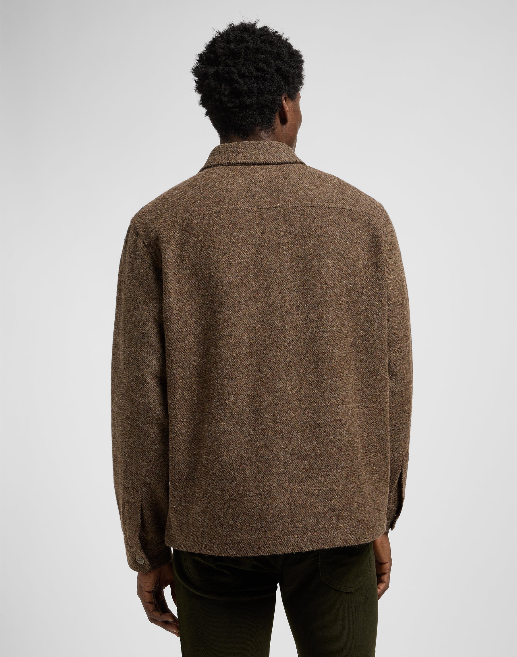 Overshirt in Brown Jaspe Hemden Lee