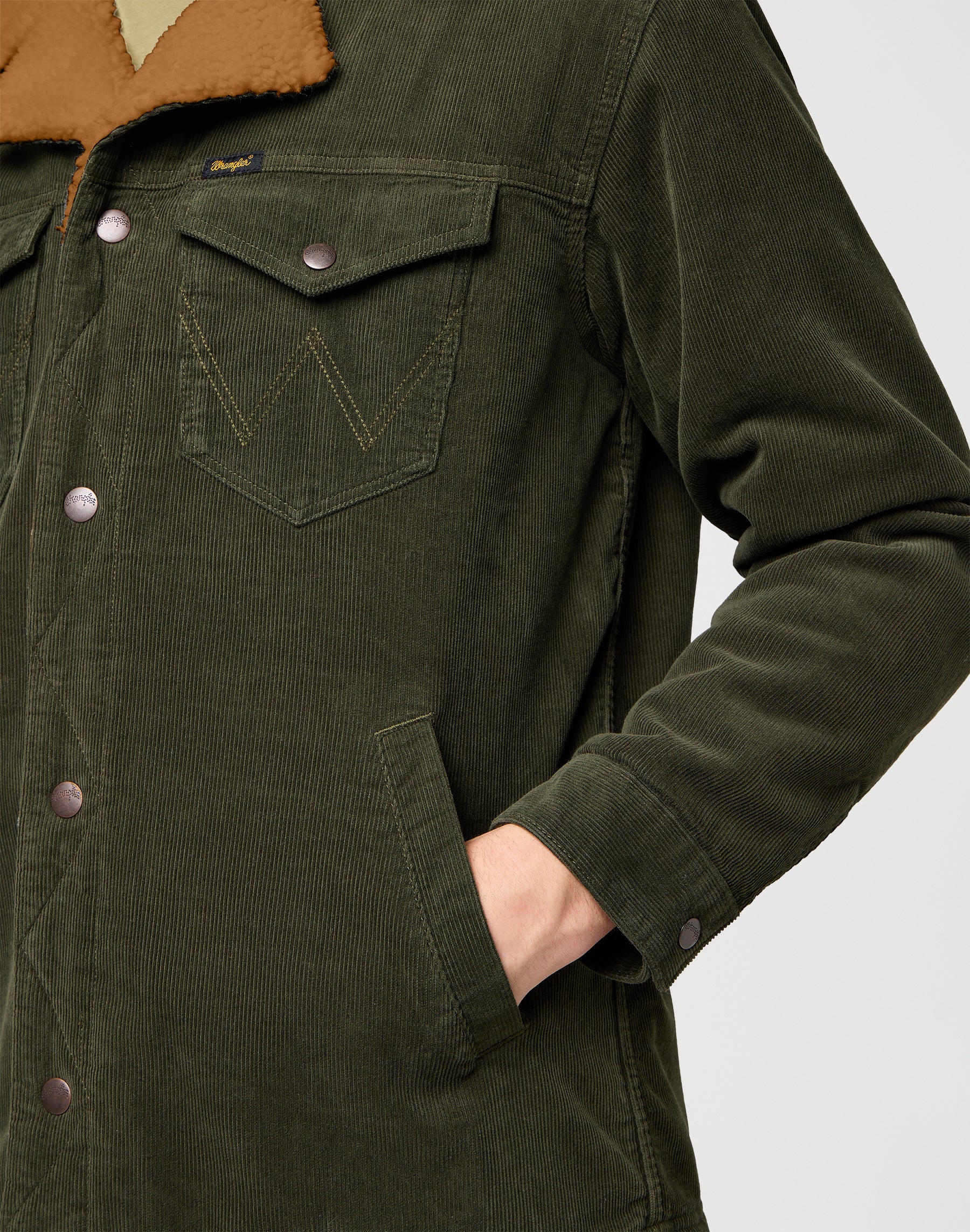 Wrange Coat in Forest Night Jacken Wrangler
