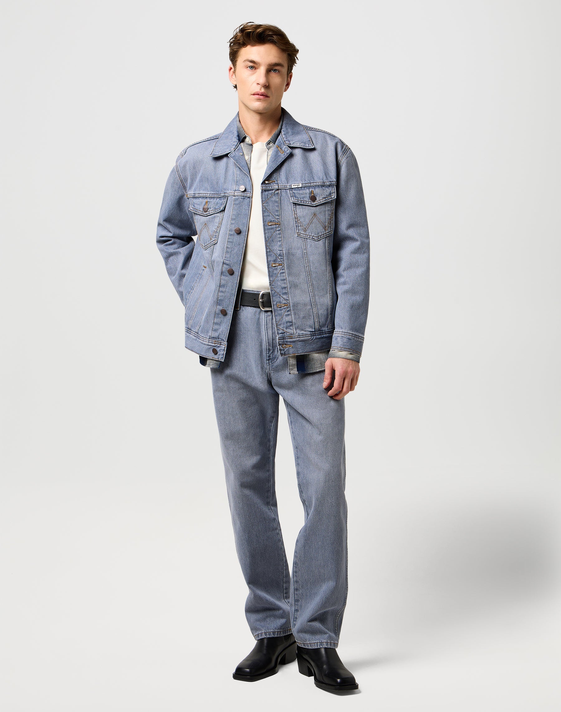 Anti Fit Jacket in Light Ice Jacken Wrangler