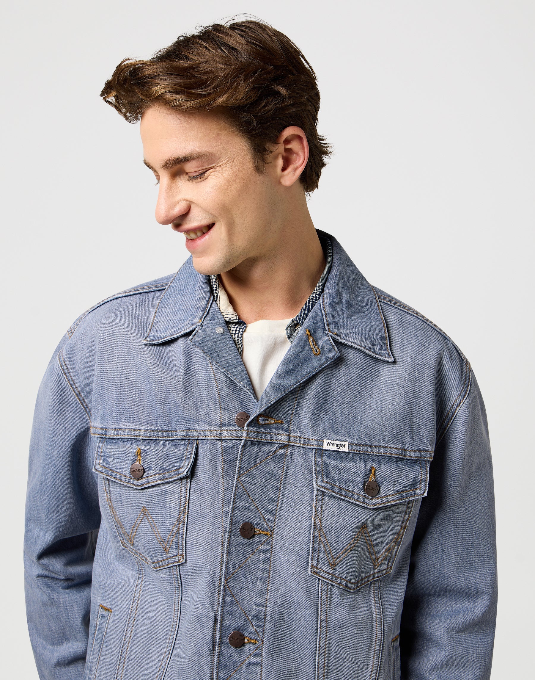 Anti Fit Jacket in Light Ice Jacken Wrangler