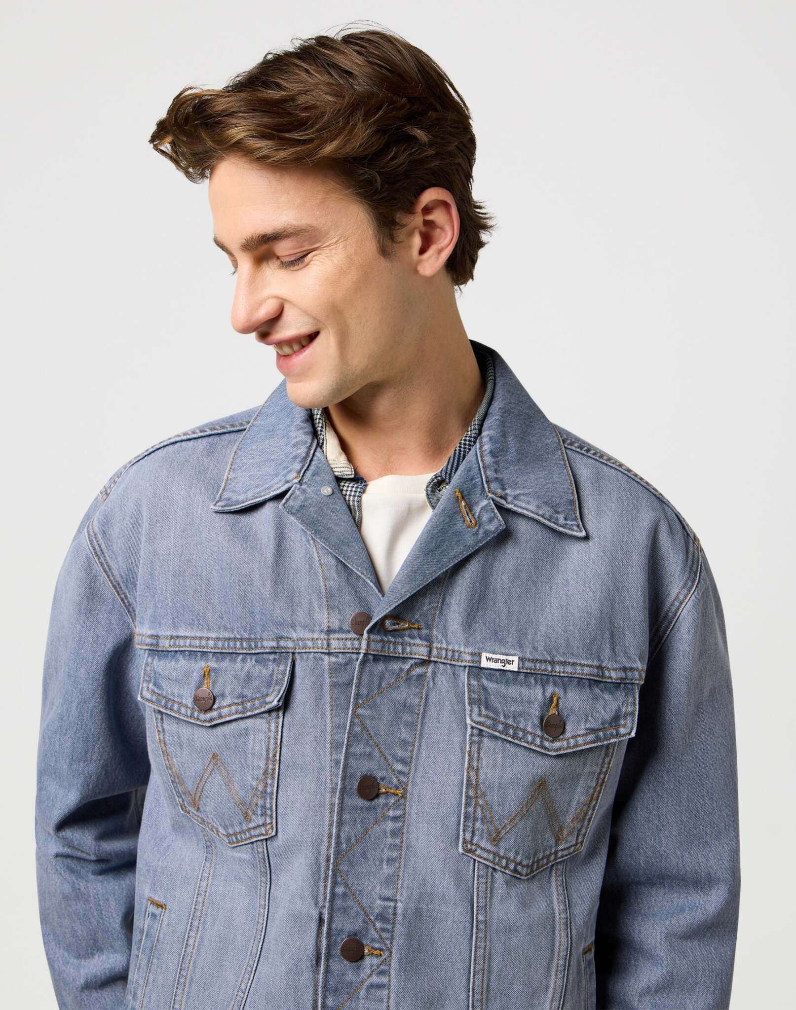 Anti Fit Jacket in Light Ice Jacken Wrangler