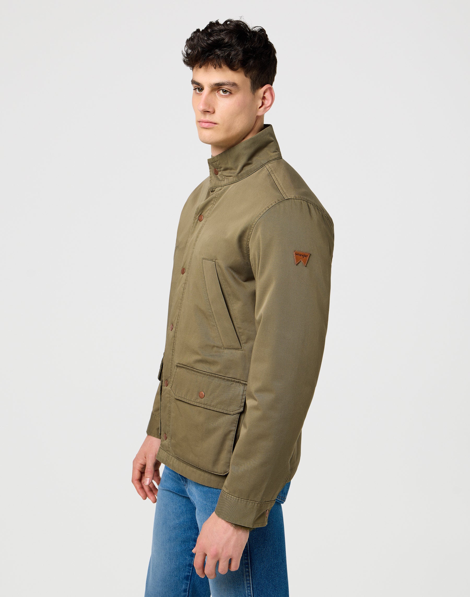 Field Jacket in Ivy Green Jacken Wrangler