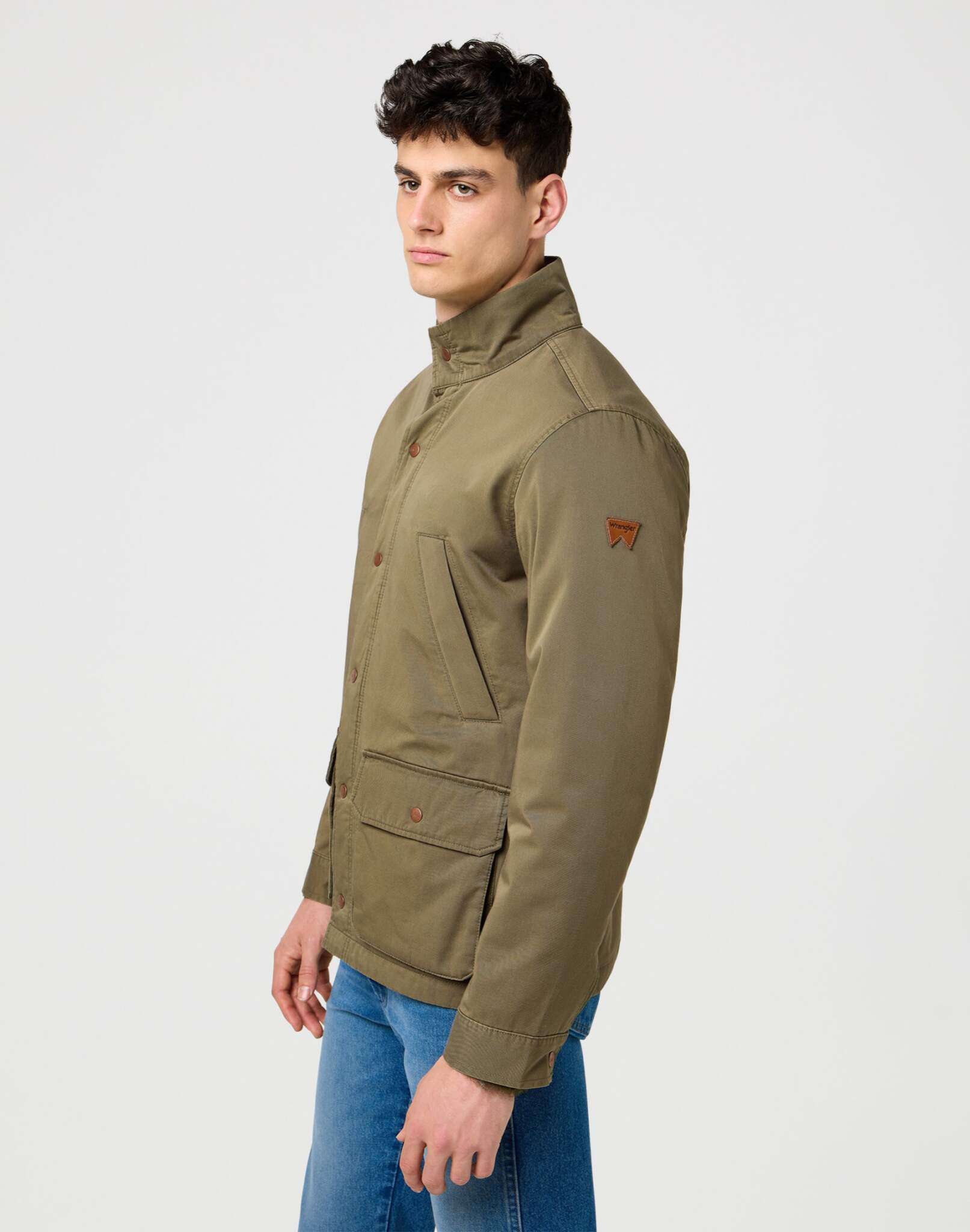 Field Jacket in Ivy Green Jacken Wrangler