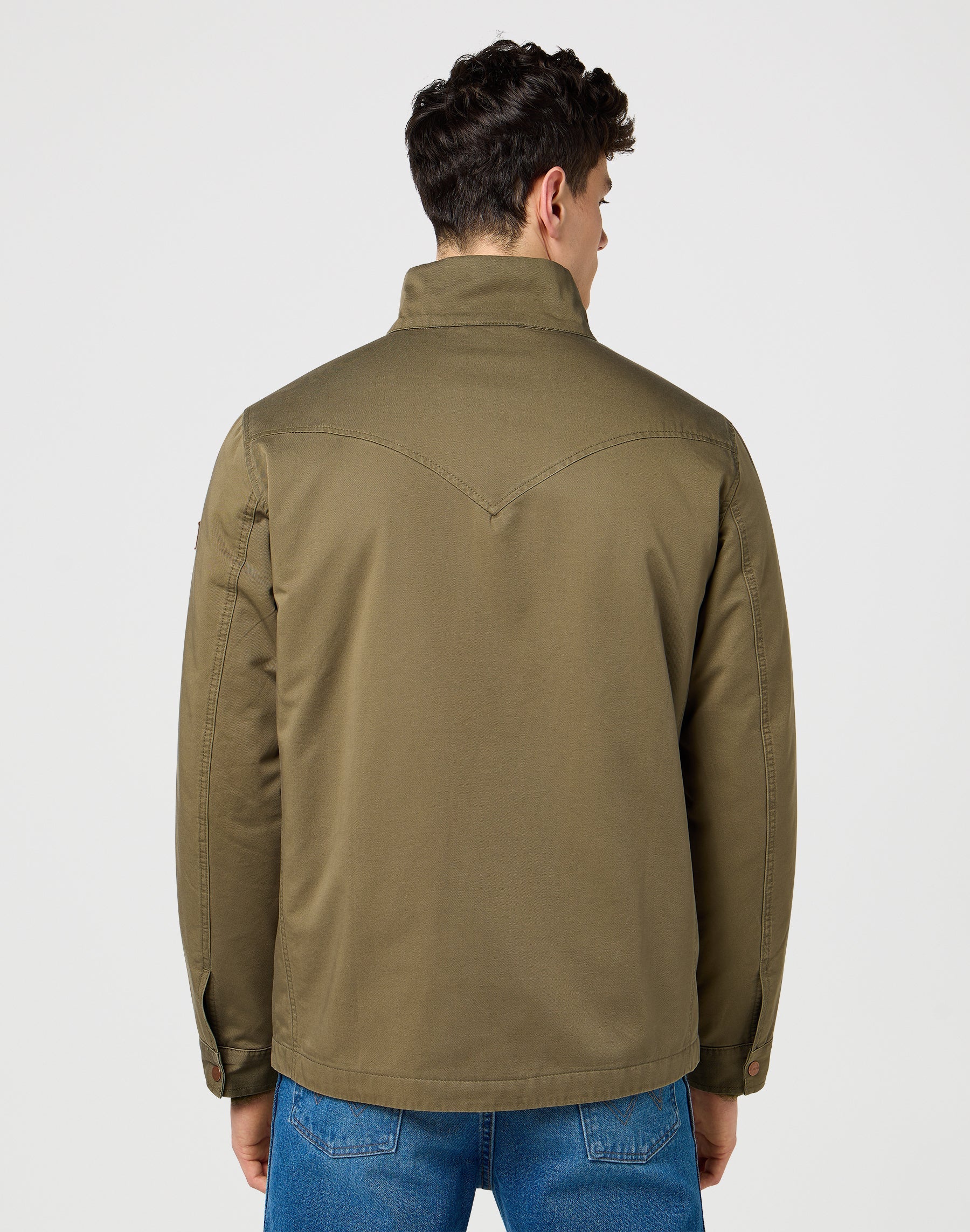 Field Jacket in Ivy Green Jacken Wrangler