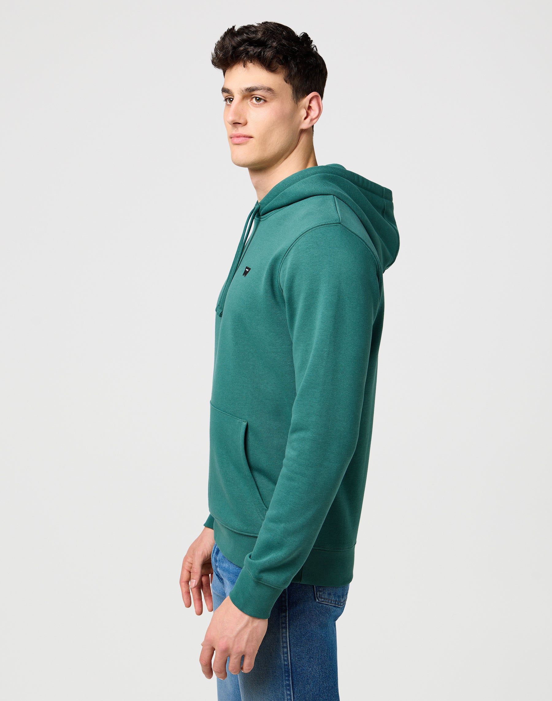 Sign Off Hoodie in Bistro Green Kapuzenpullover Wrangler