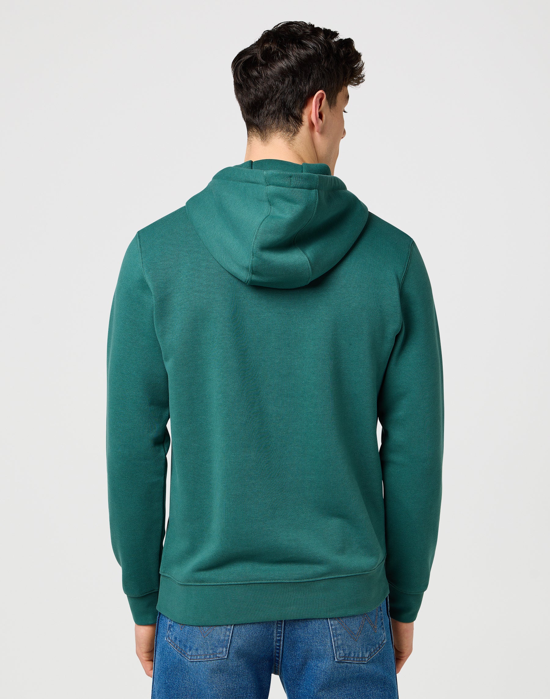 Sign Off Hoodie in Bistro Green Kapuzenpullover Wrangler