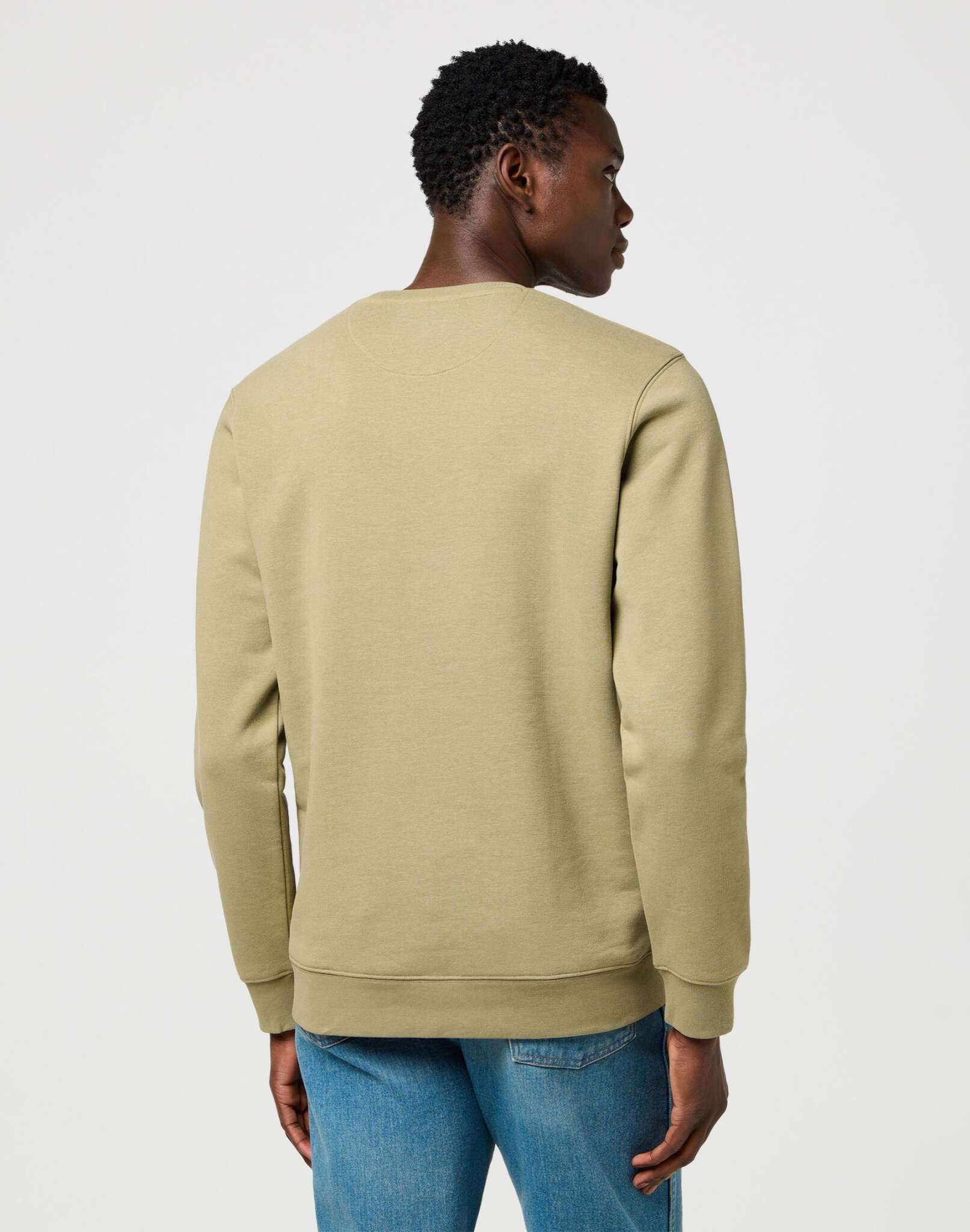 Sign Off Crew in Aloe Sweatshirts Wrangler