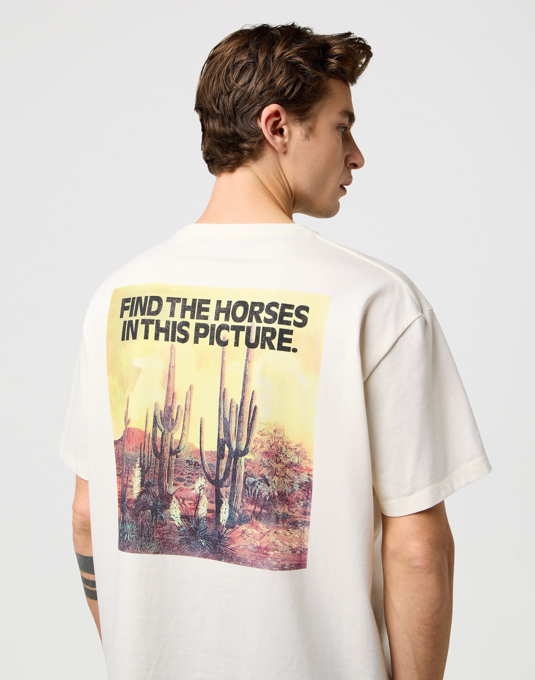 Vintage Tee in Birch T-Shirts Wrangler