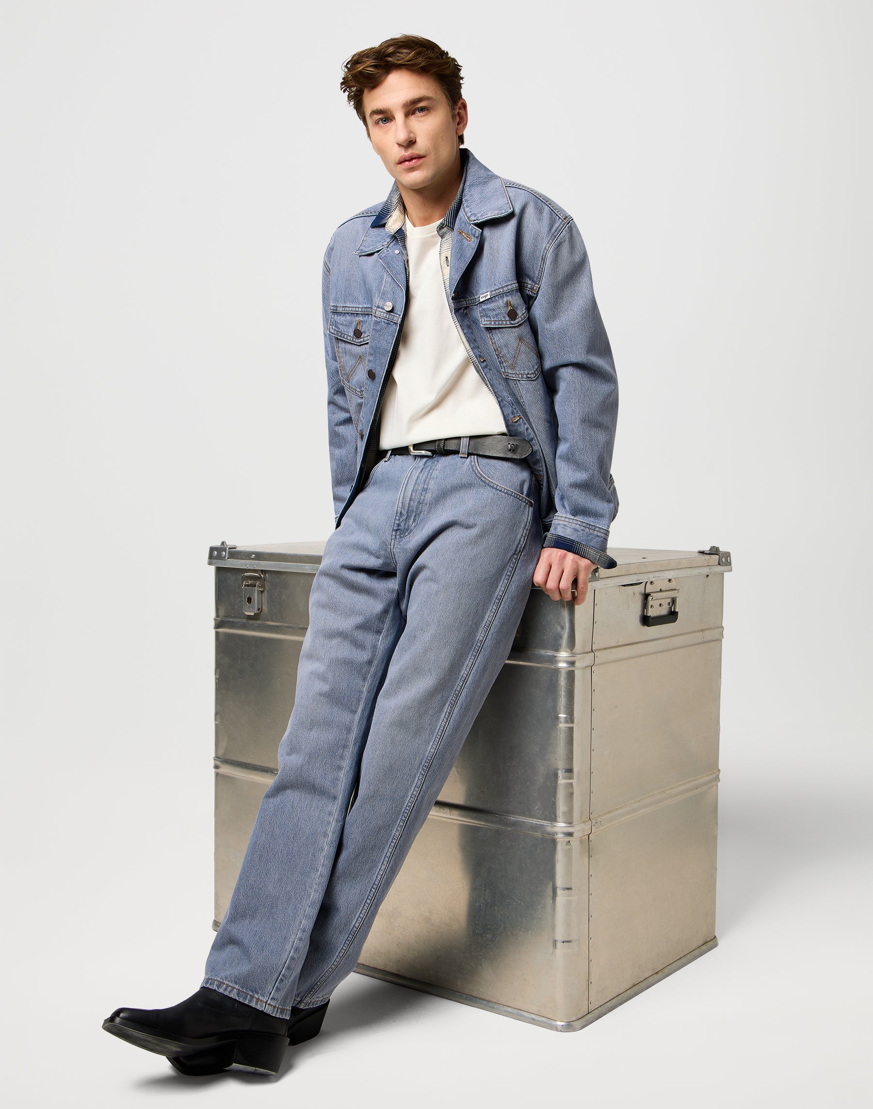 Vintage Tee in Birch T-Shirts Wrangler