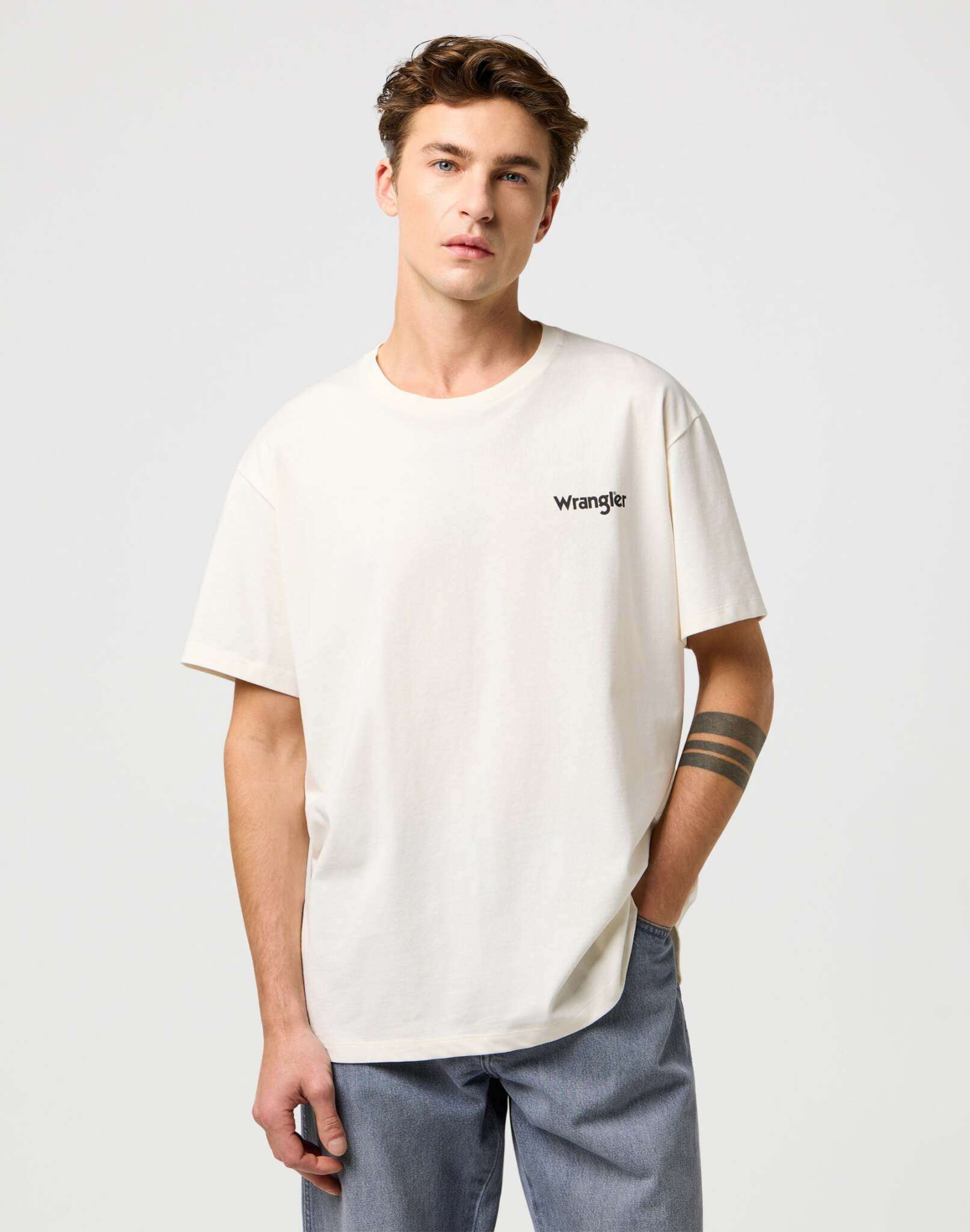 Vintage Tee in Birch T-Shirts Wrangler