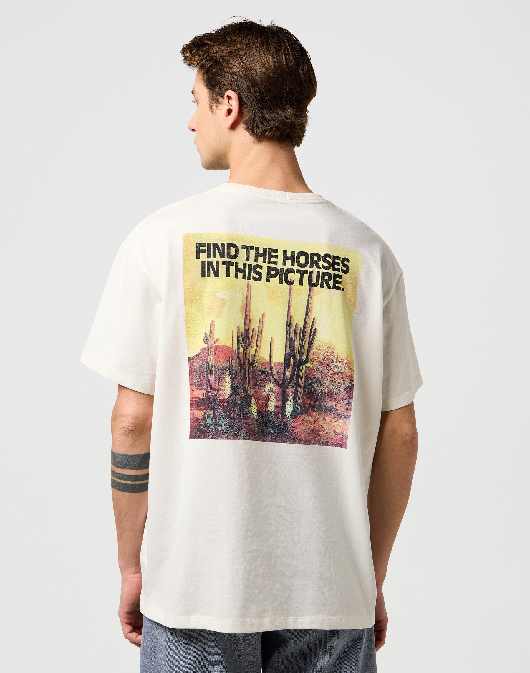 Vintage Tee in Birch T-Shirts Wrangler