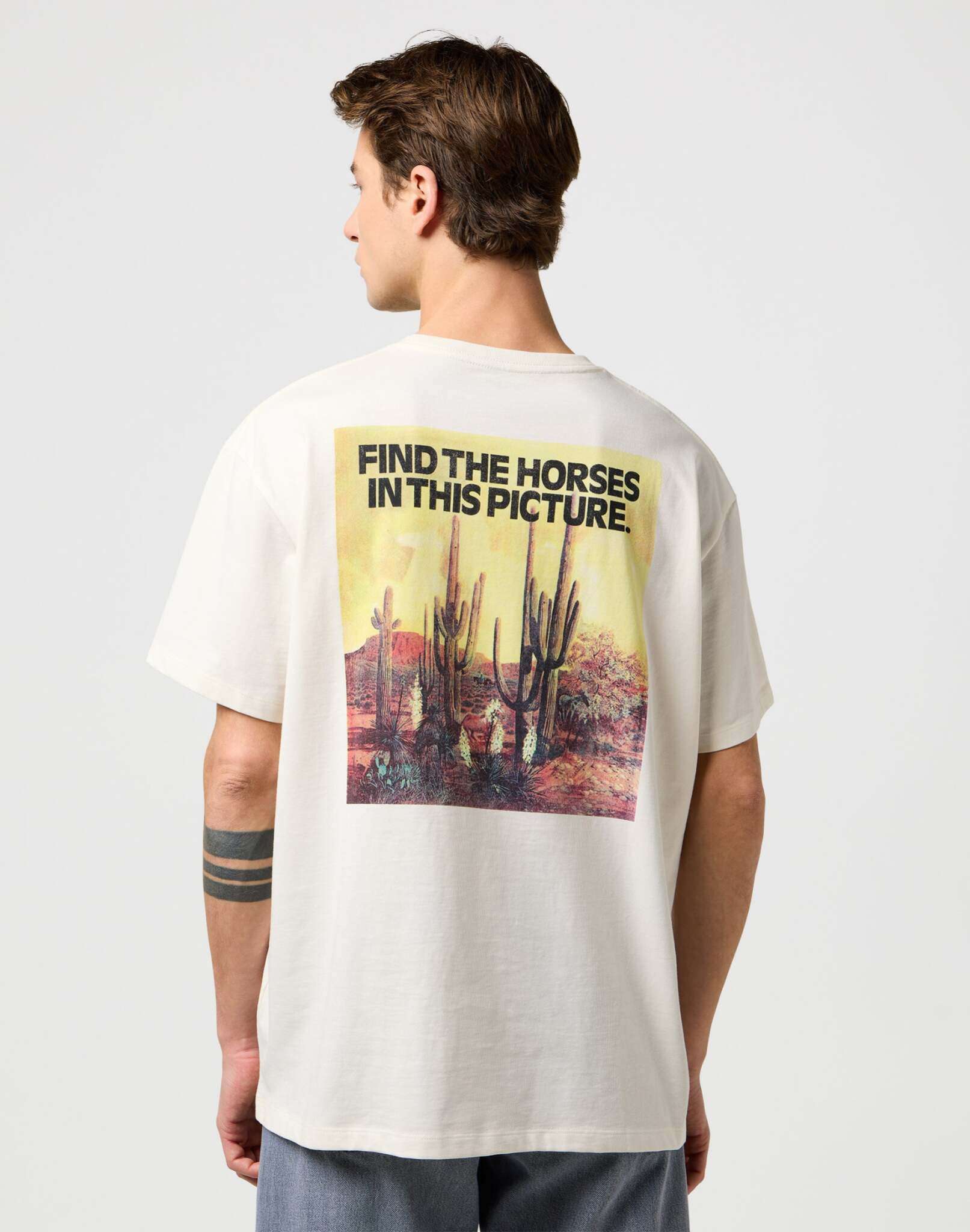 Vintage Tee in Birch T-Shirts Wrangler