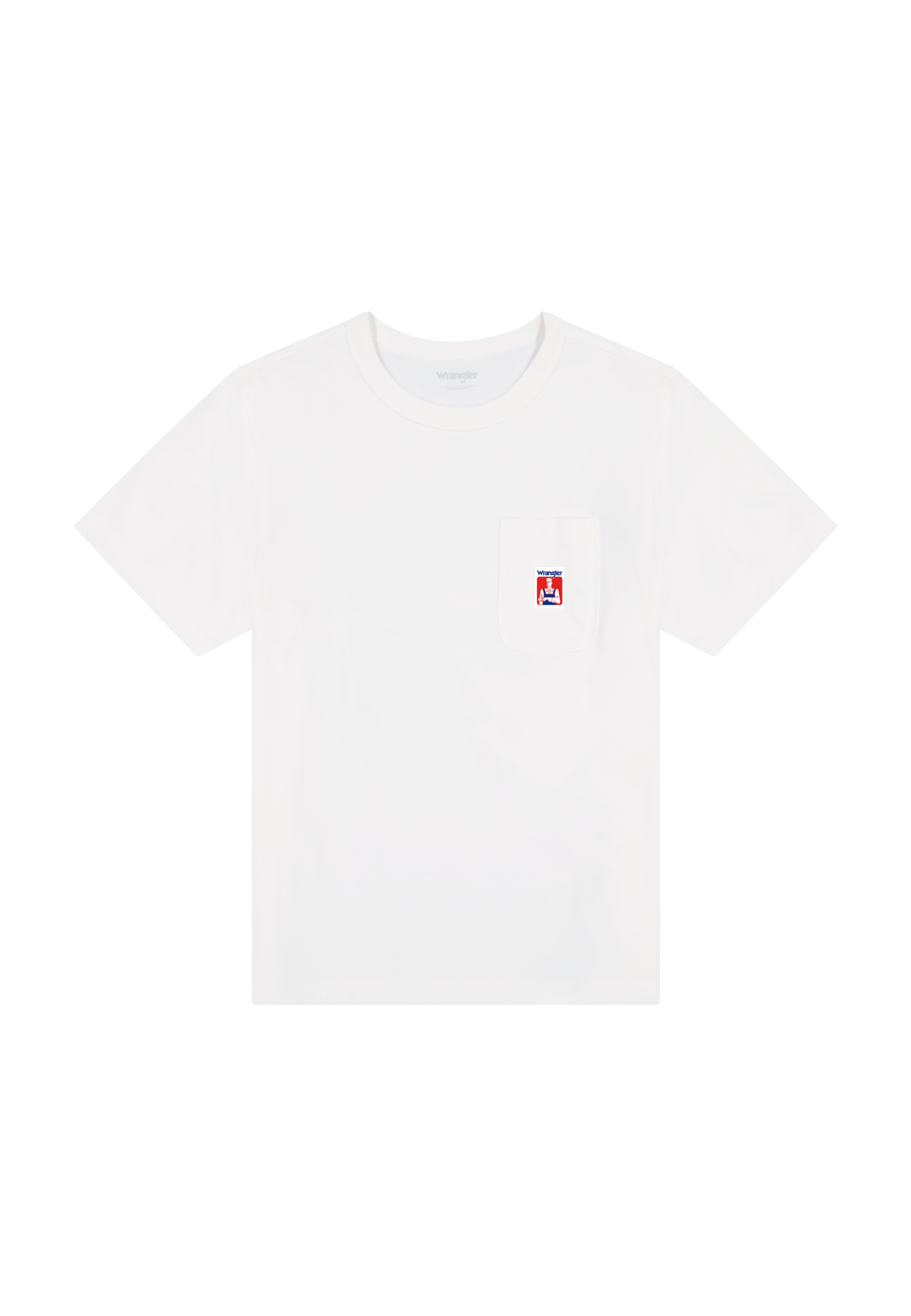 Cj Pocket Tee in Worn White T-Shirts Wrangler