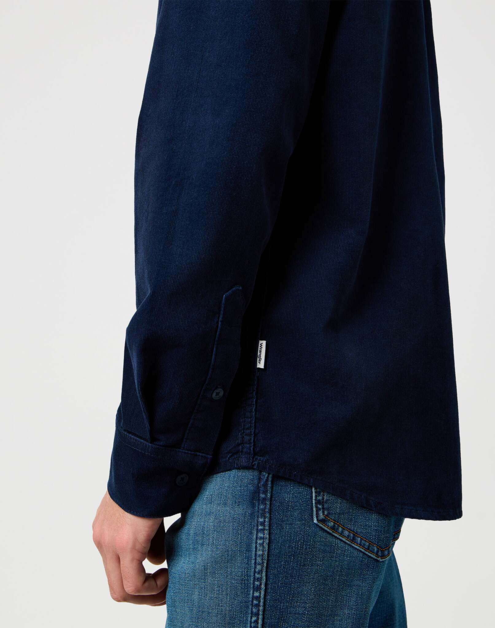 1 Pkt Corduroy Shirt in Navy Hemden Wrangler