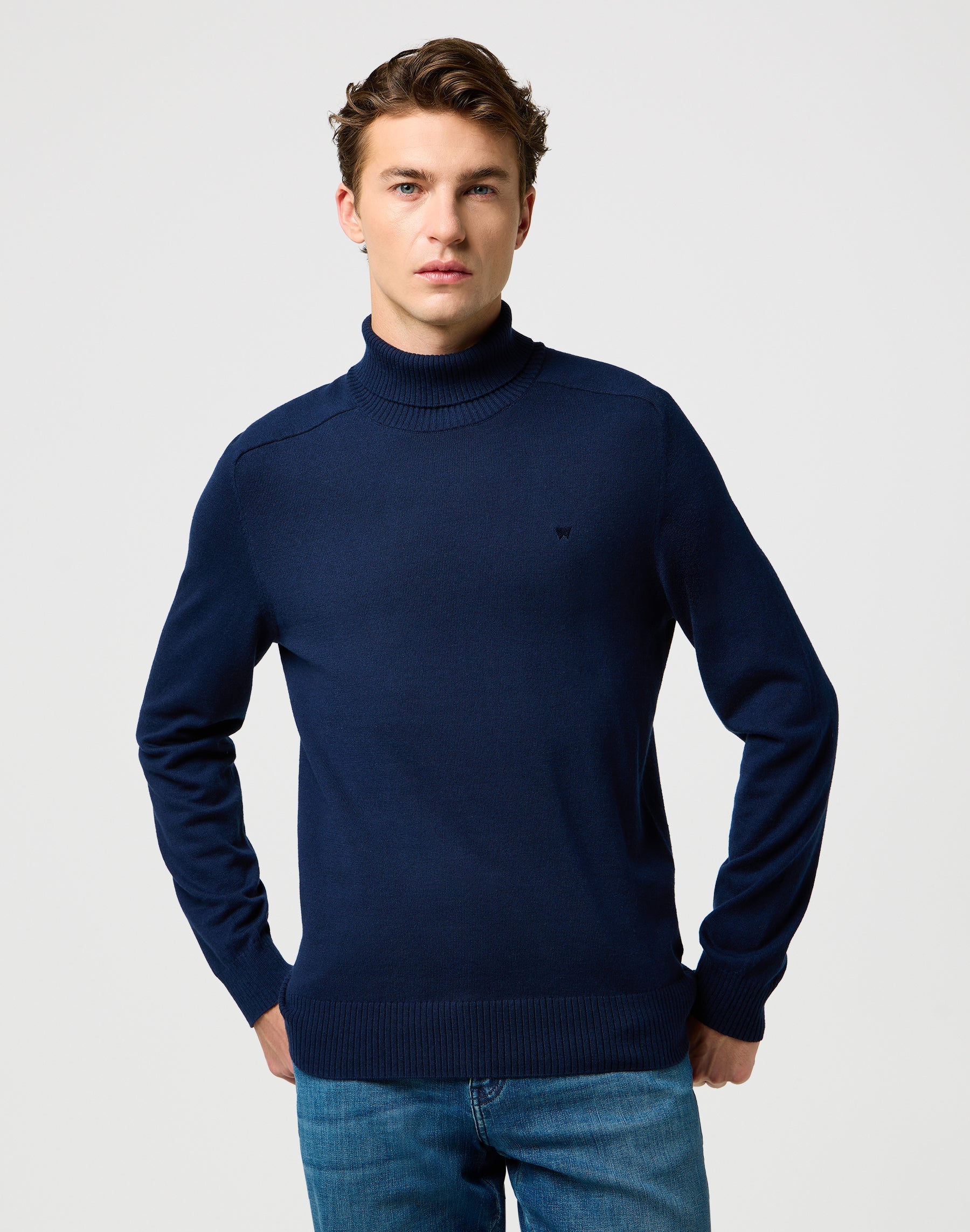 Turtleneck in Navy Pullover Wrangler