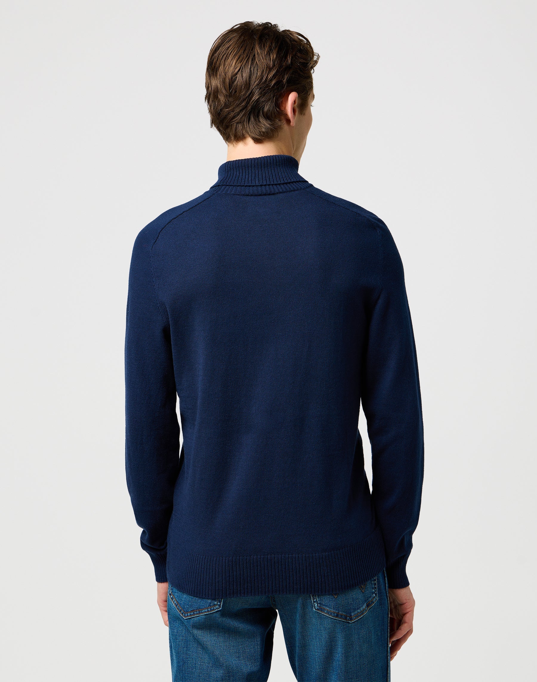 Turtleneck in Navy Pullover Wrangler