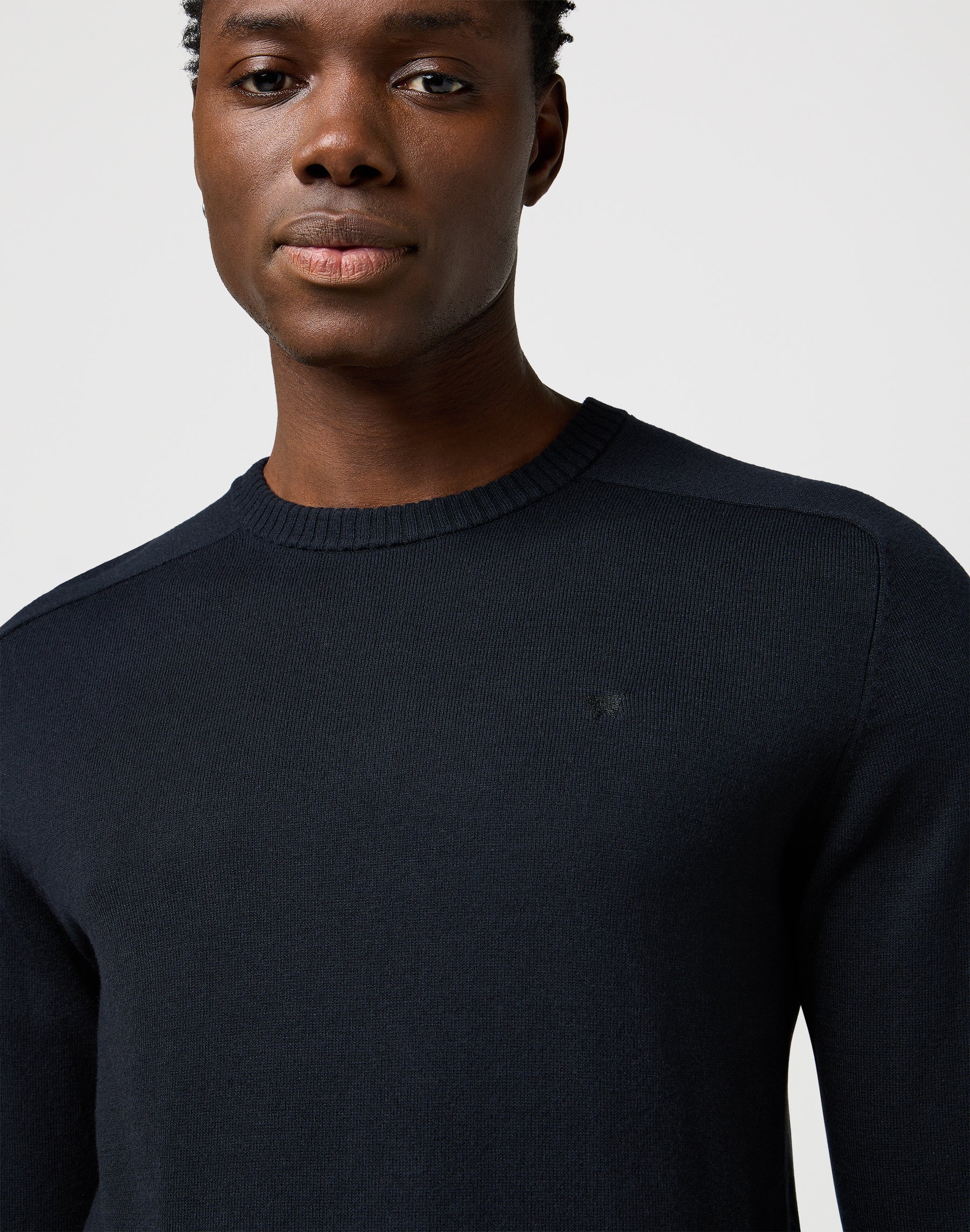 Knit Sweater in Black Pullover Wrangler