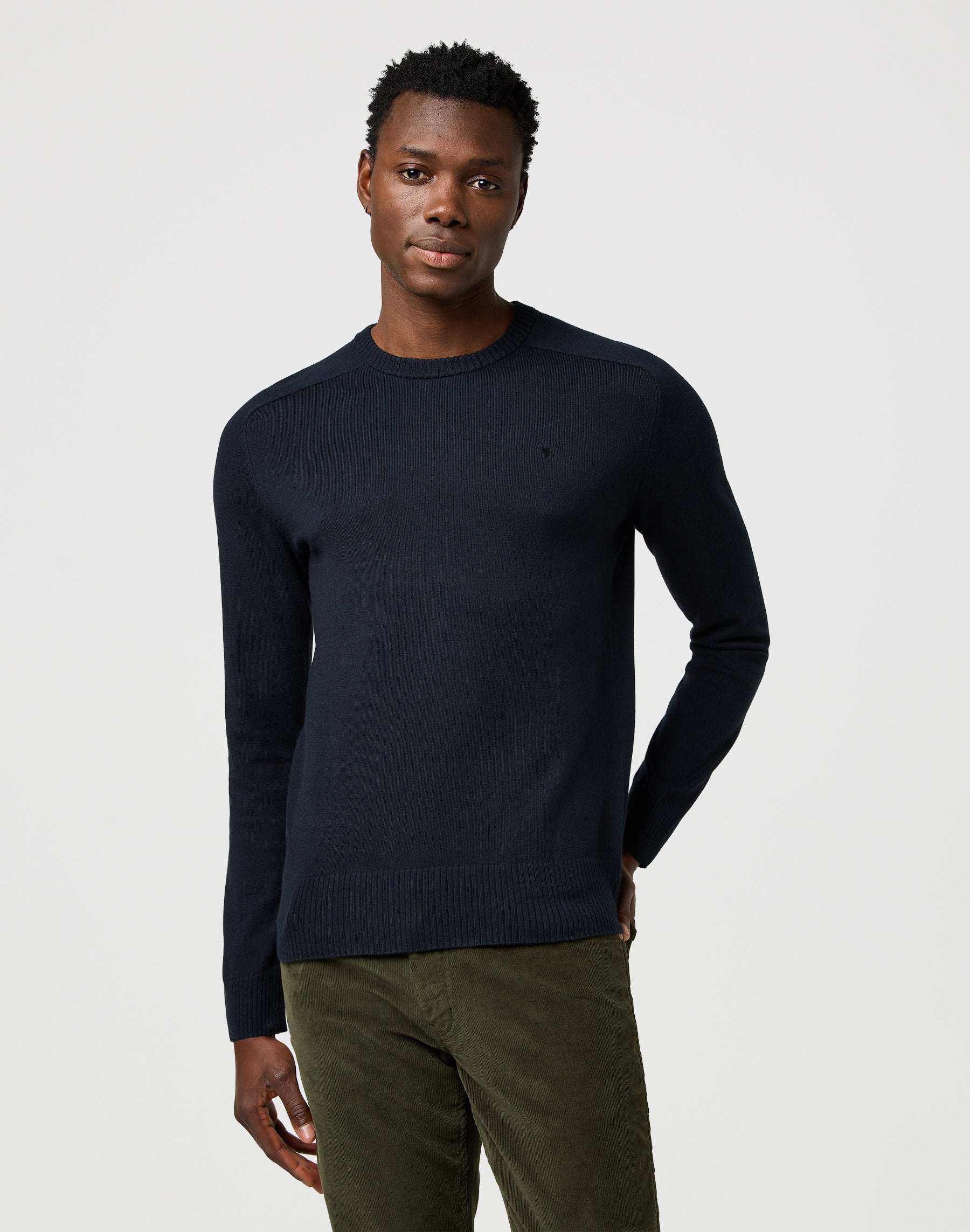 Knit Sweater in Black Pullover Wrangler