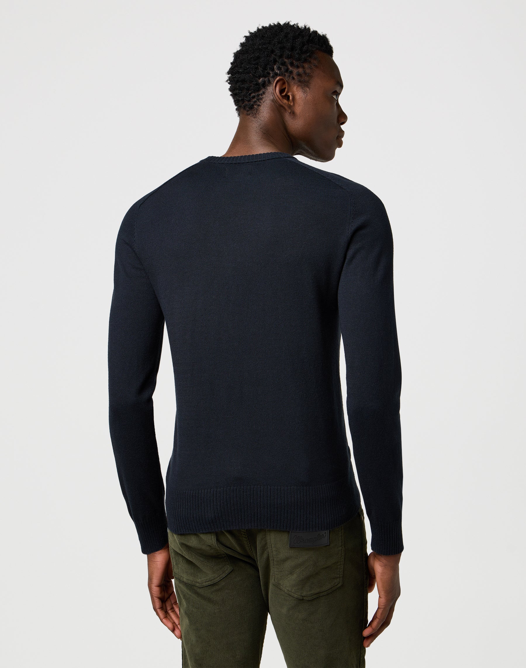 Knit Sweater in Black Pullover Wrangler