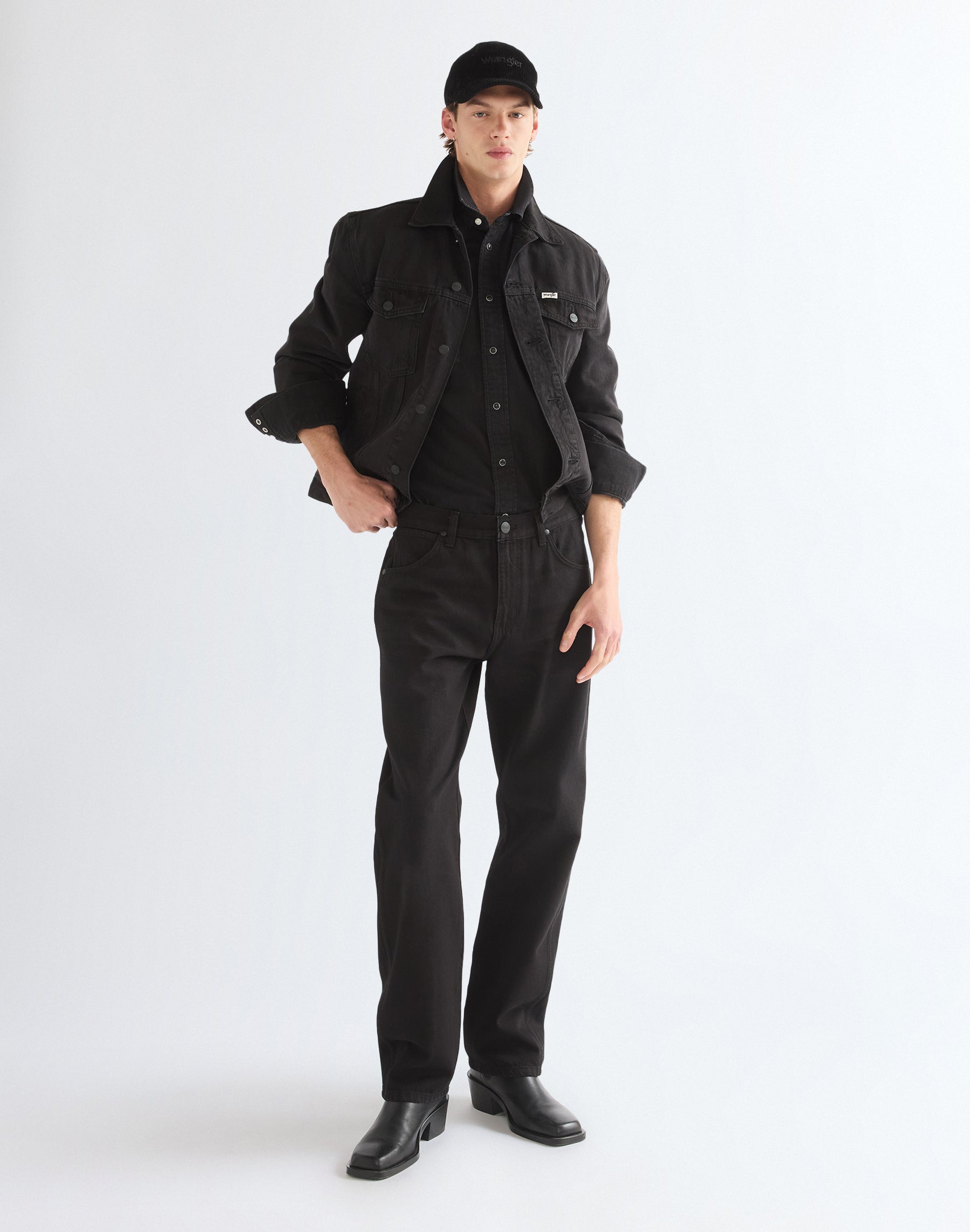 Cap Corduroy in Black Caps Wrangler